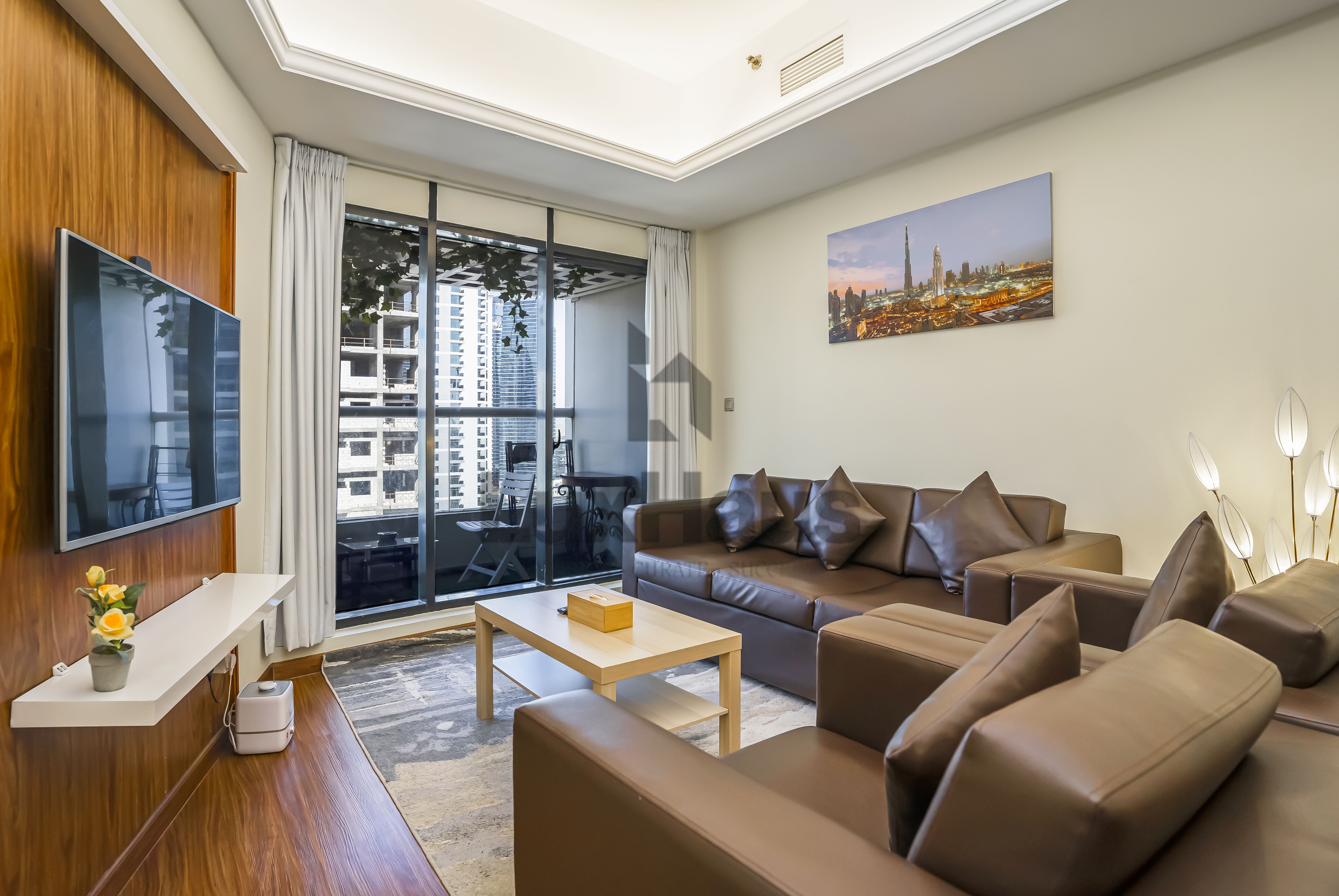 Upgraded 3BR+Maid | Chiller Free | Vacant from Nov | Fully Furnished | Well Maintained | Balcony | SZR View