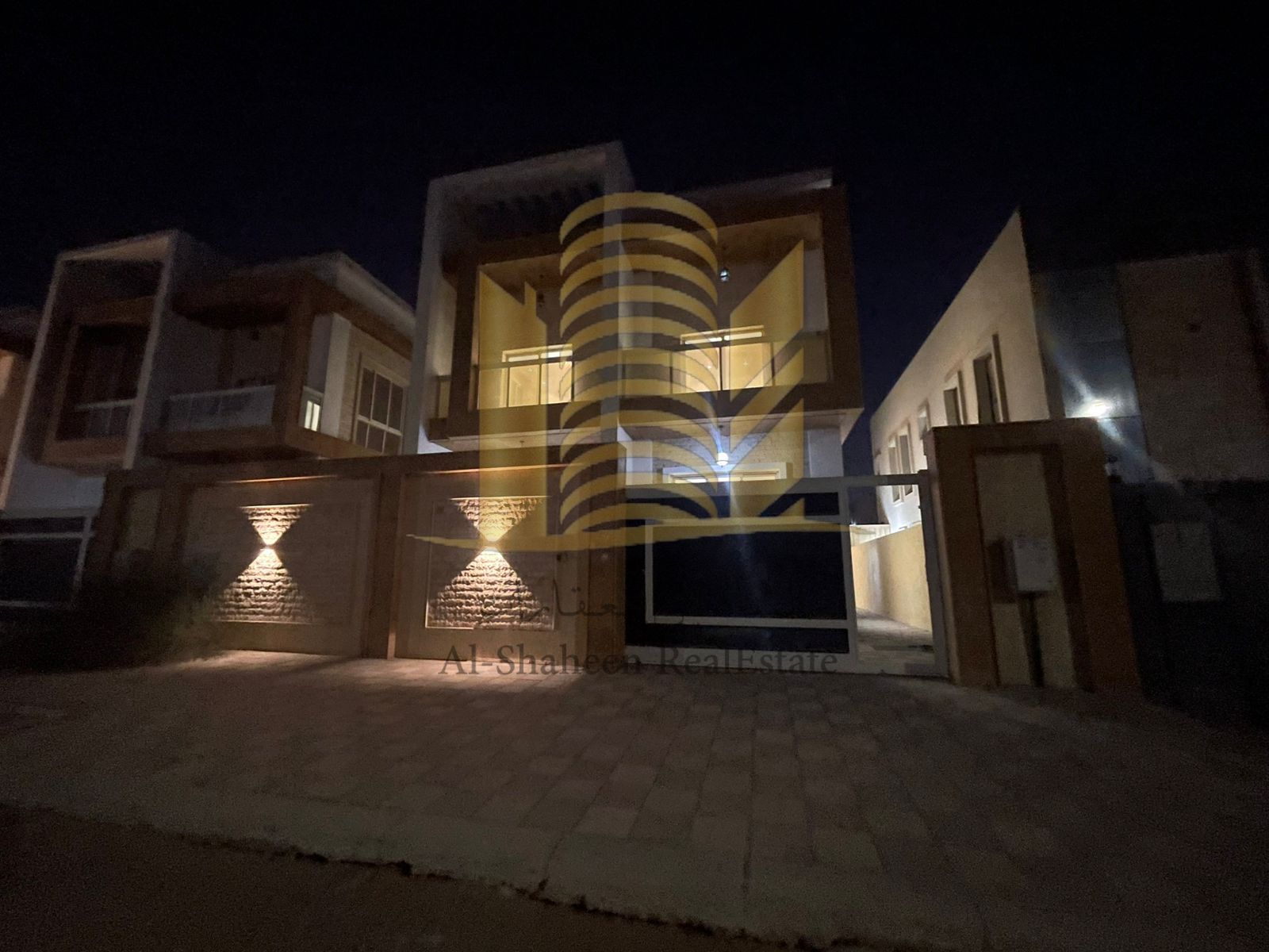Villa for sale in Al-Yasmeen area, central air conditioning, two floors