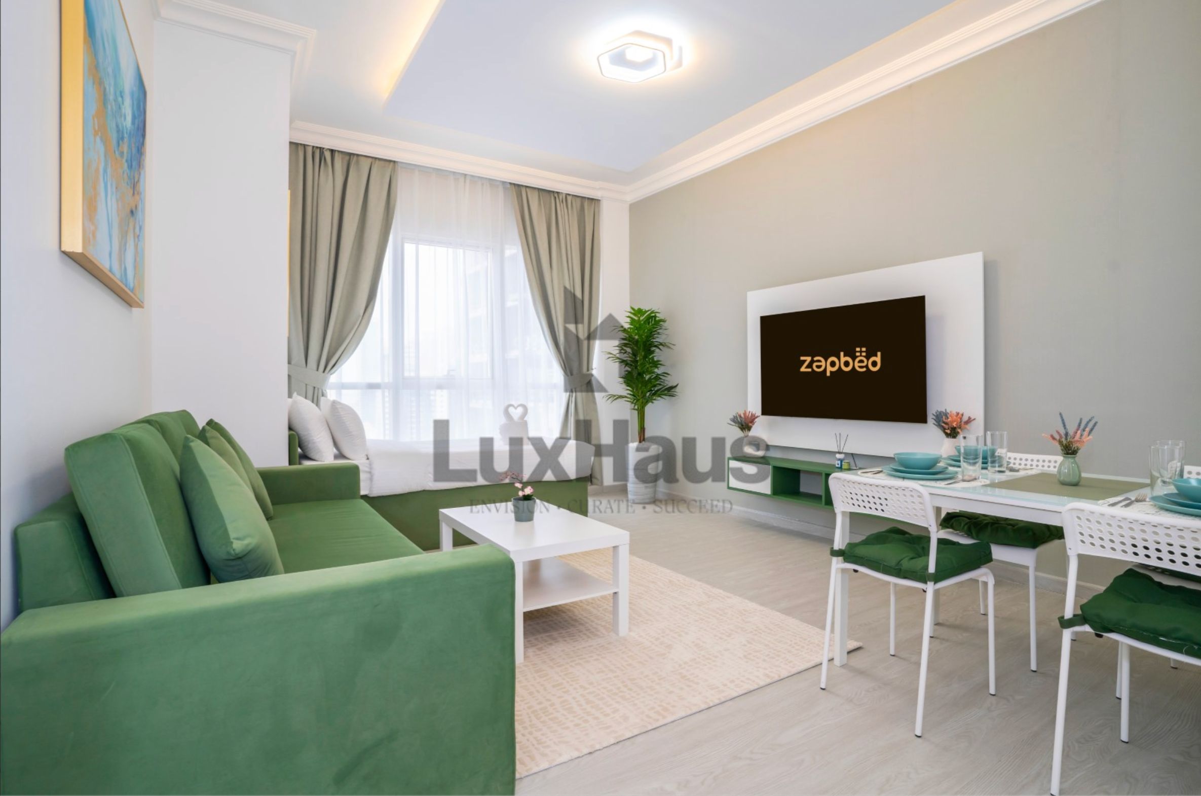 Upgraded | Furnished | Elegant Interiors | High Floor | Balcony | Marina Skyline View | Maintained to the best standard