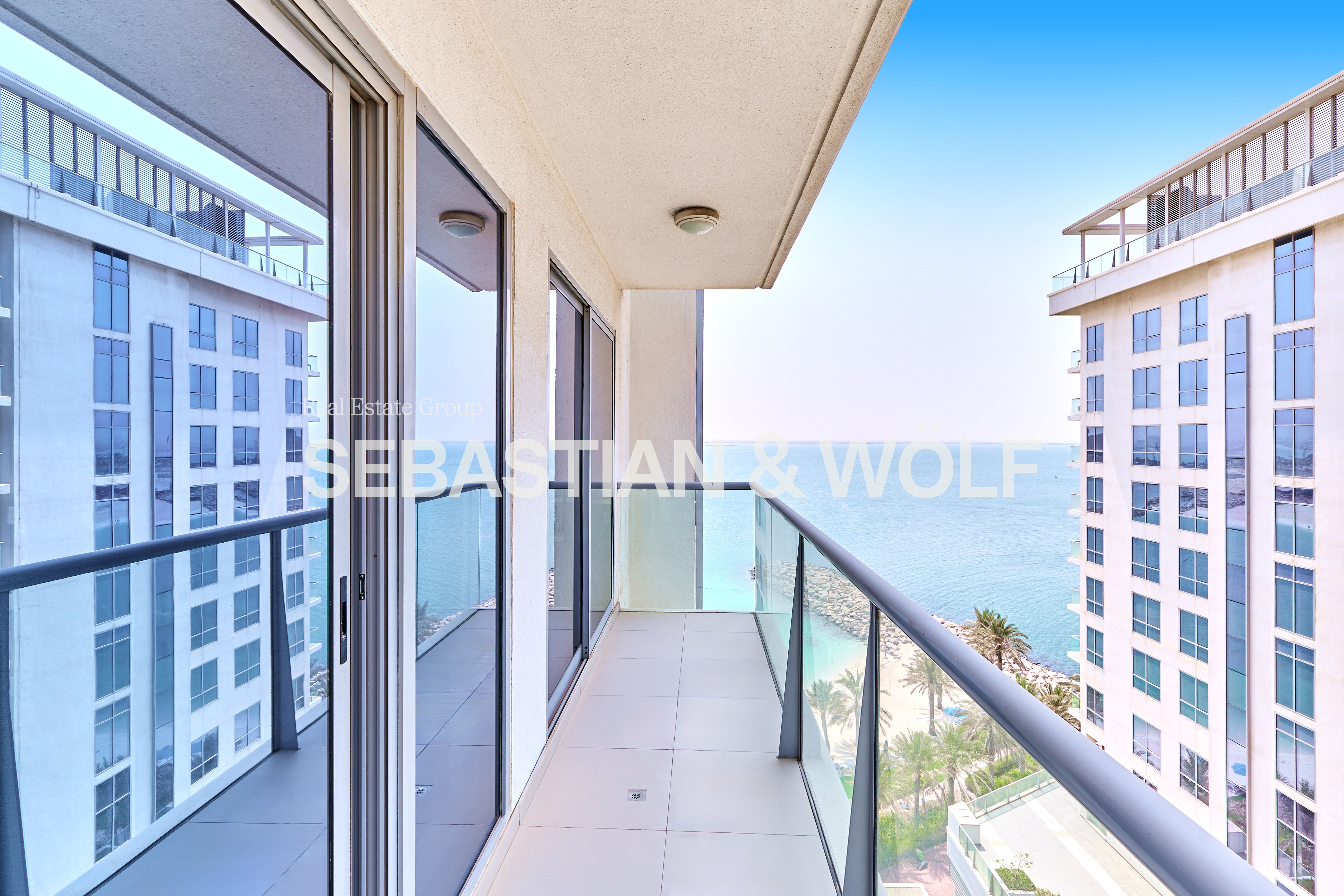 1BR | Partial Sea View | Beach Access | Pacific Marjan