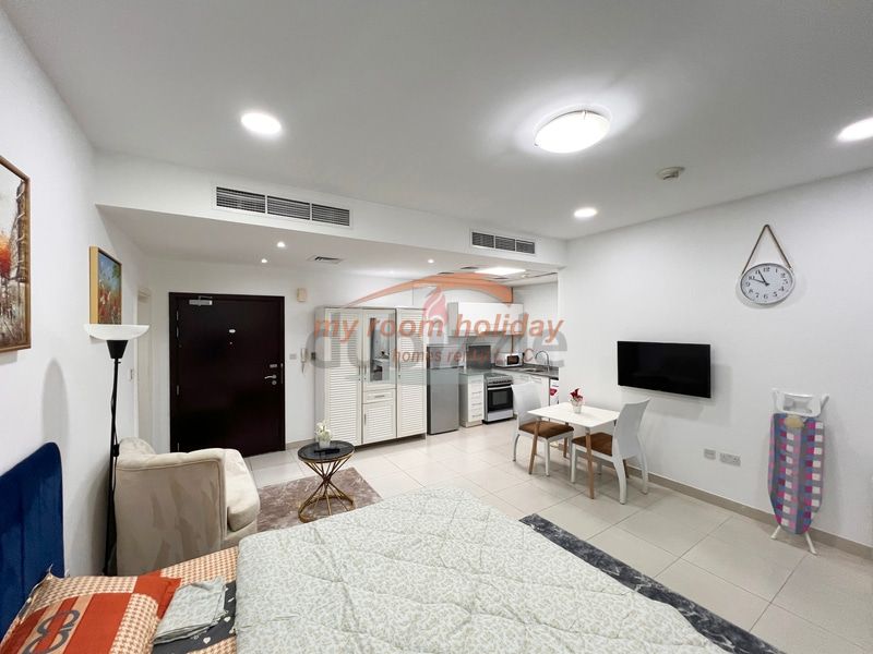 Move-In Ready Studio | Furnished | Flexible Terms | Free Gym & Wi-Fi | Al Khail Heights | Discounted Monthly