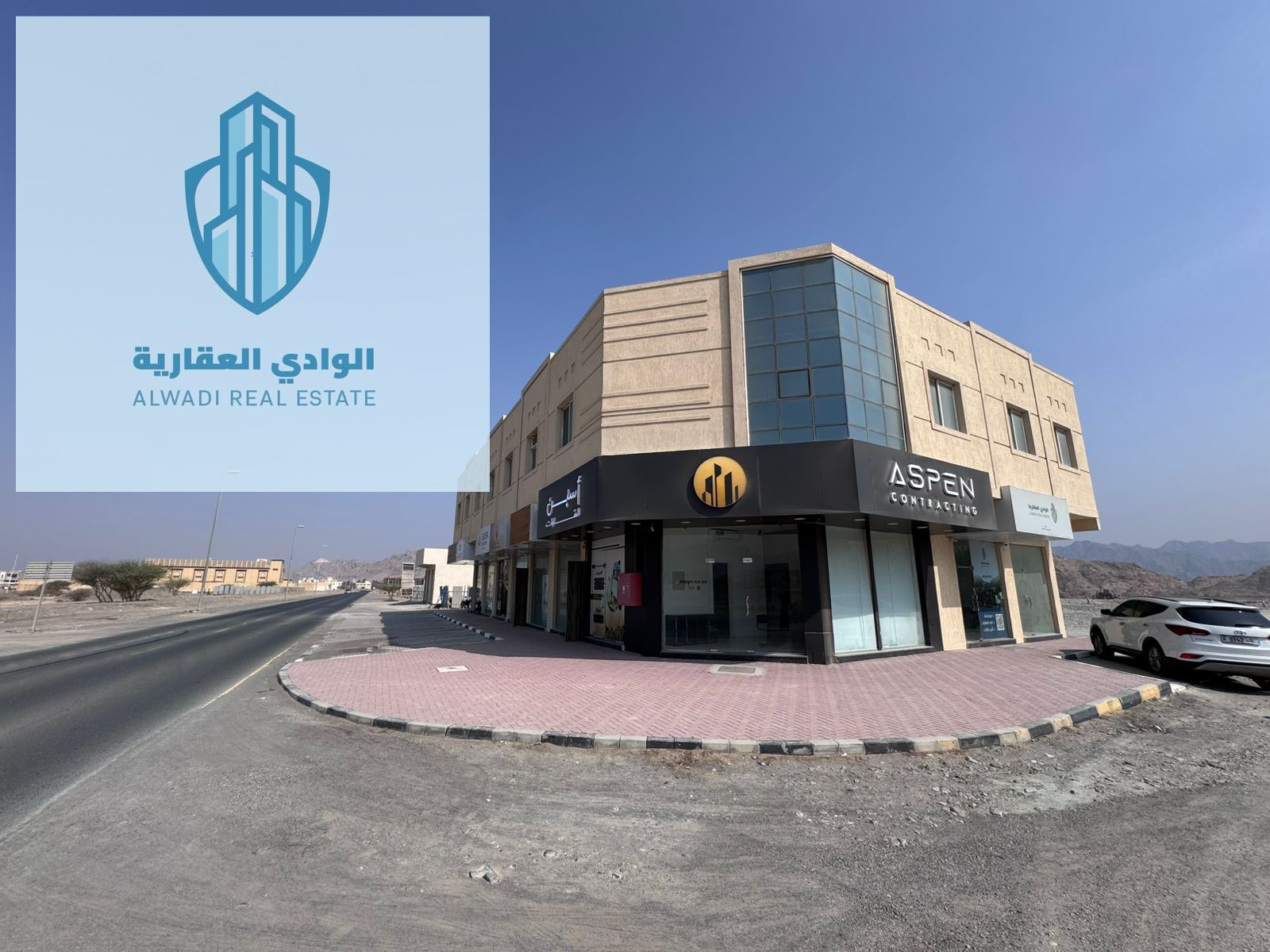 For Sale | Residential and commercial building in Masfout 8 - Ajman / Ground floor and first corner of two streets - prime location