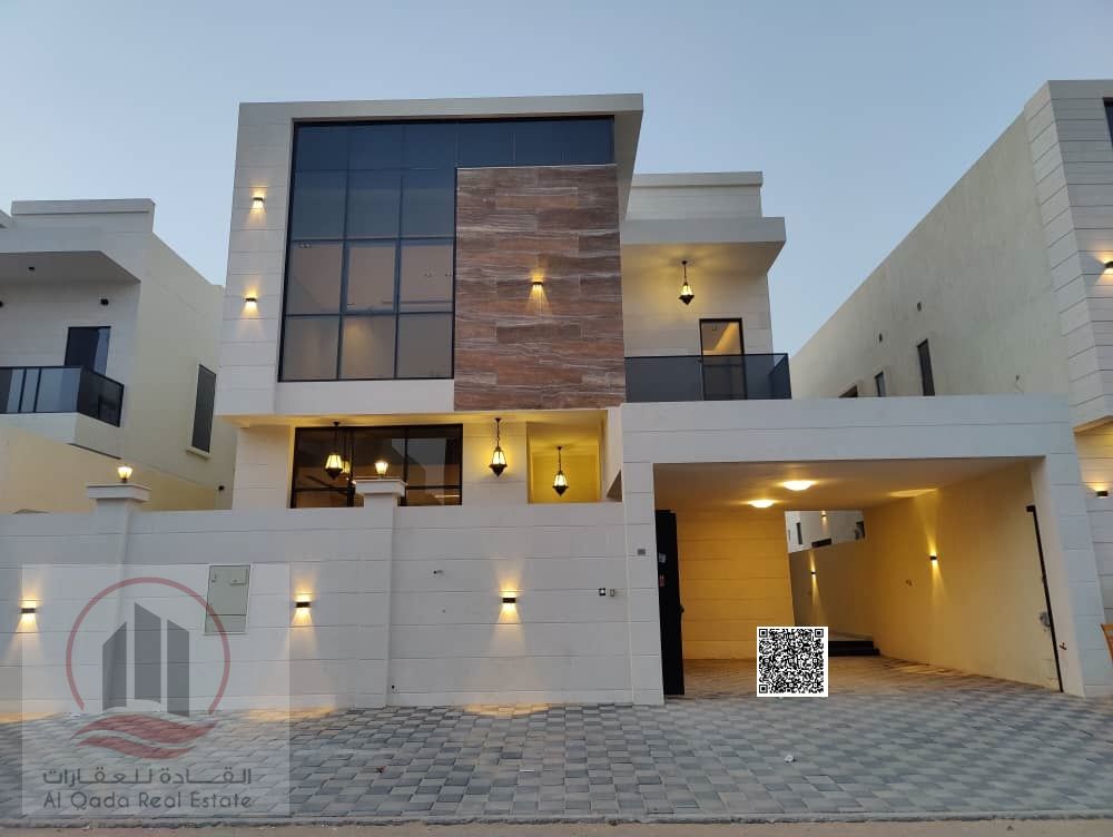 Villa for sale in Al Yasmeen area, Ajman, elegant design, prime location