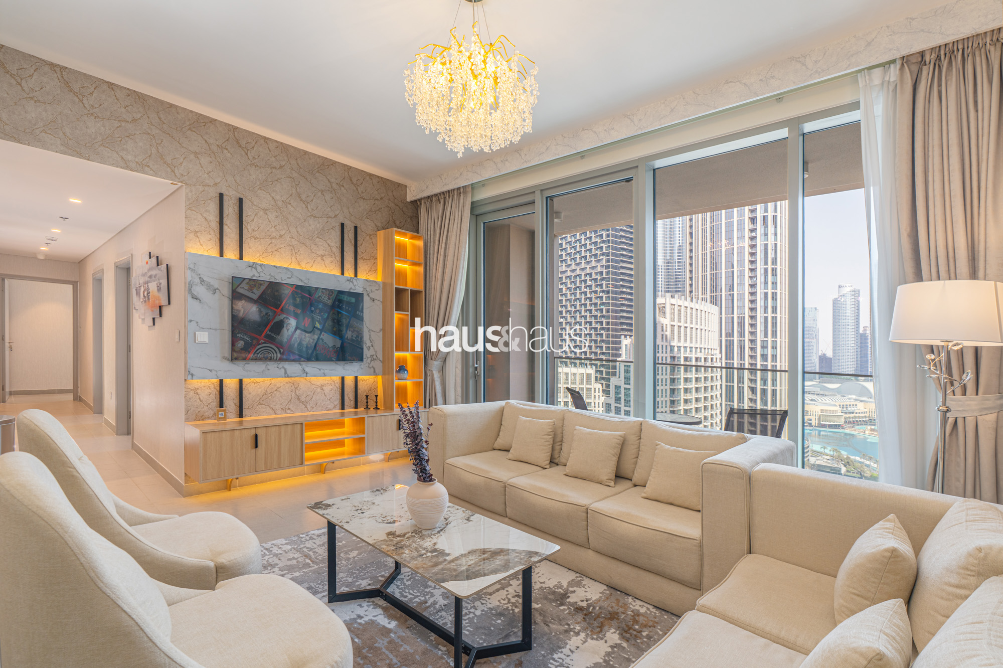 Burj Khalifa & Fountain View | Spacious 3BR