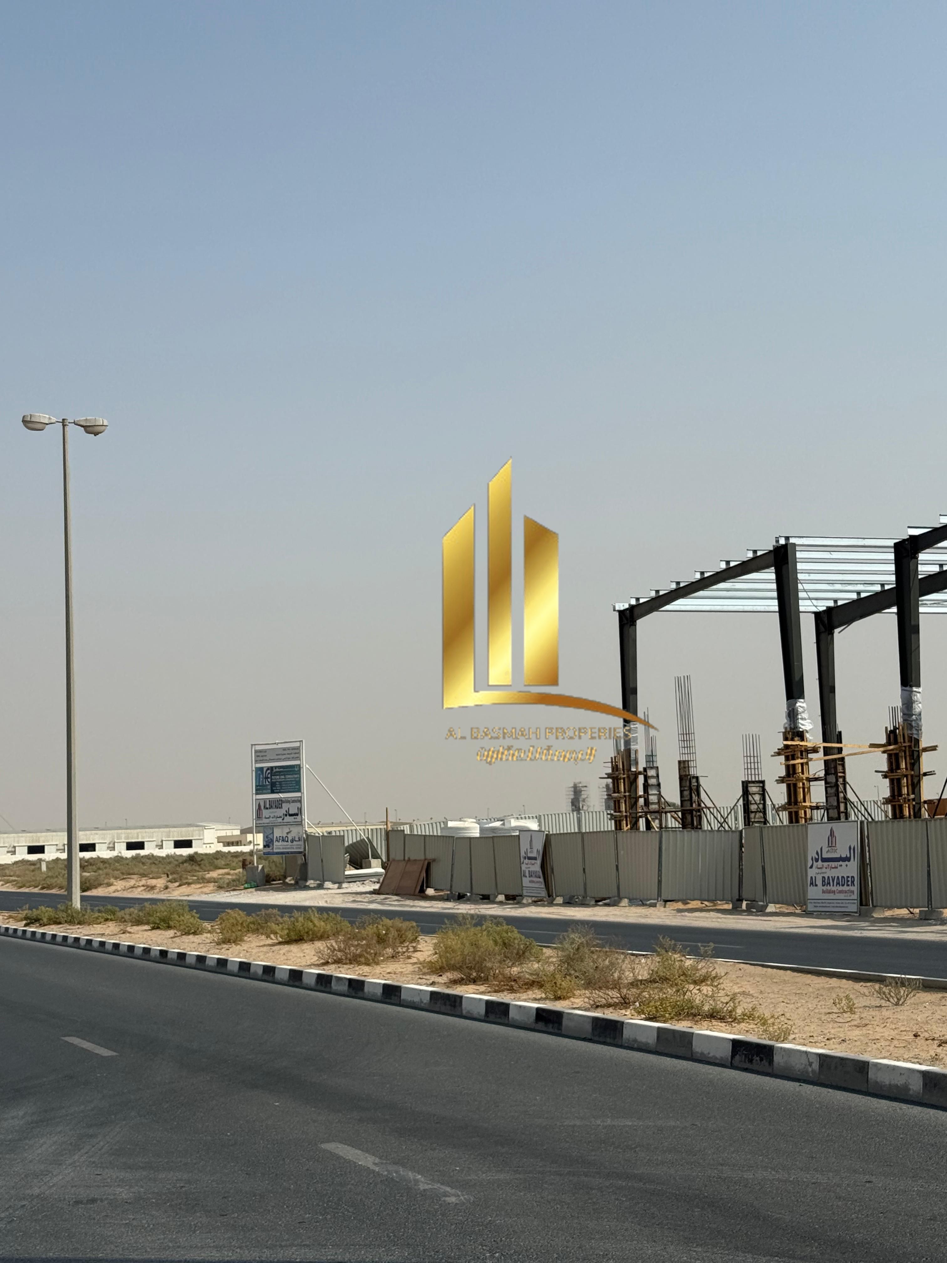 Land for sale in Sharjah, Al Sajaa area, Emirates Industrial City, Block 2