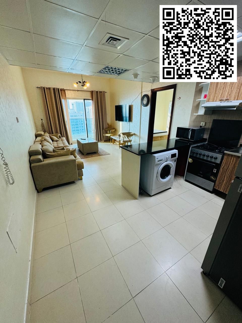1-Bedroom Apartment for Sale – City Tower, Ajman A fully featured apartment with panoramic views of Grand Mall and the sea, located in City Tower,