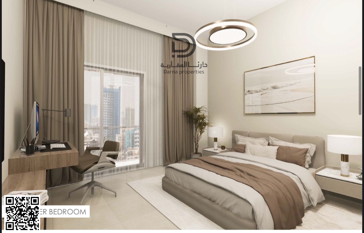 Own a studio in Q Pointa Project, prime location on Sheikh Mohammed Bin Zayed Road, near handover soon, perfect residential and investment opportunity