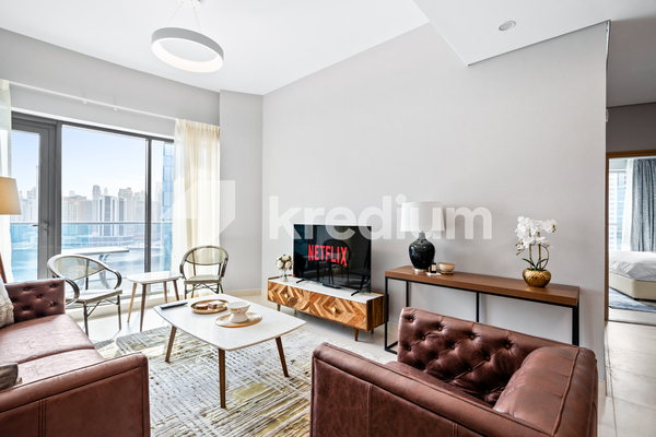 Bright & Modern | 1-Bedroom + 2 Bath | Furnished