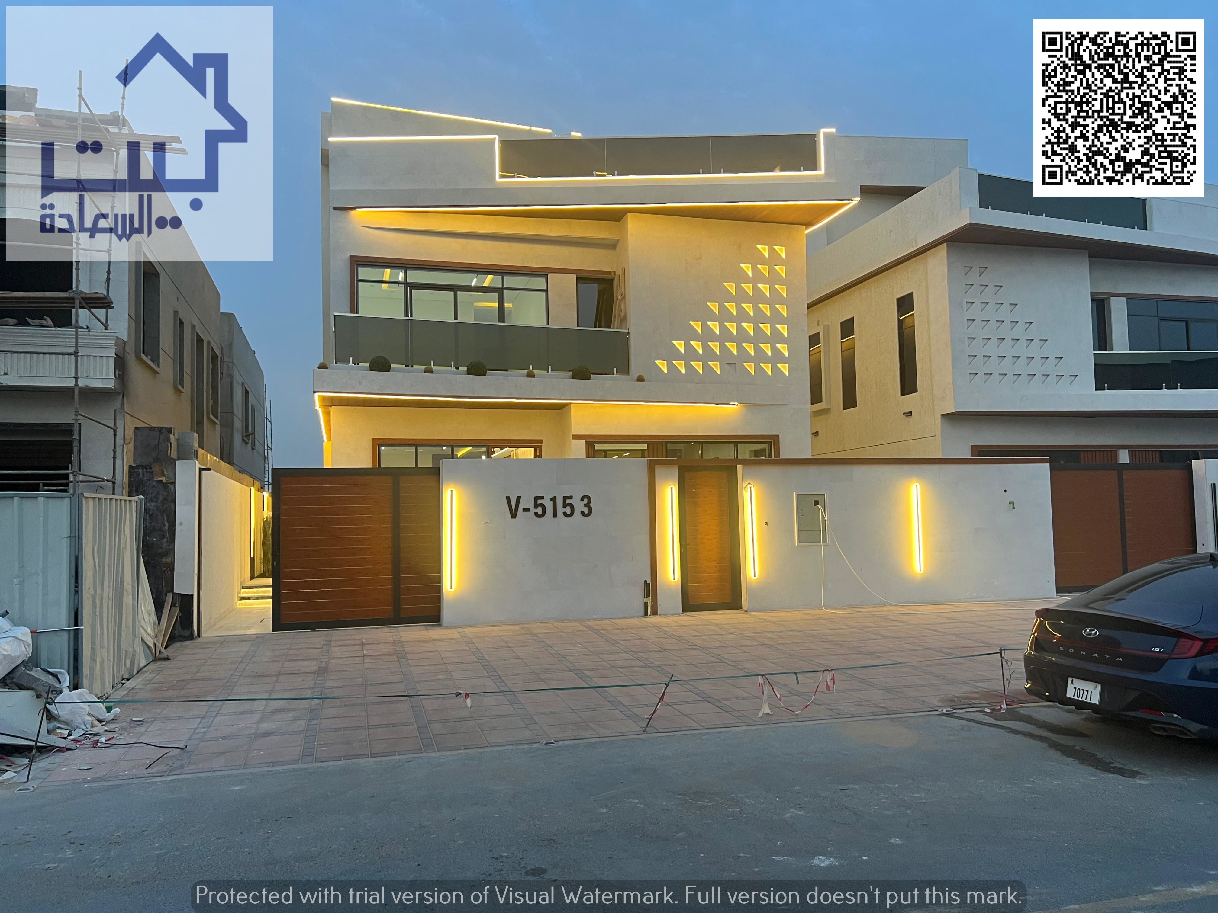 Your dream villa with a private pool, very luxurious finishes, near Azhi Company, directly behind services, freehold for all nationalities, close to S