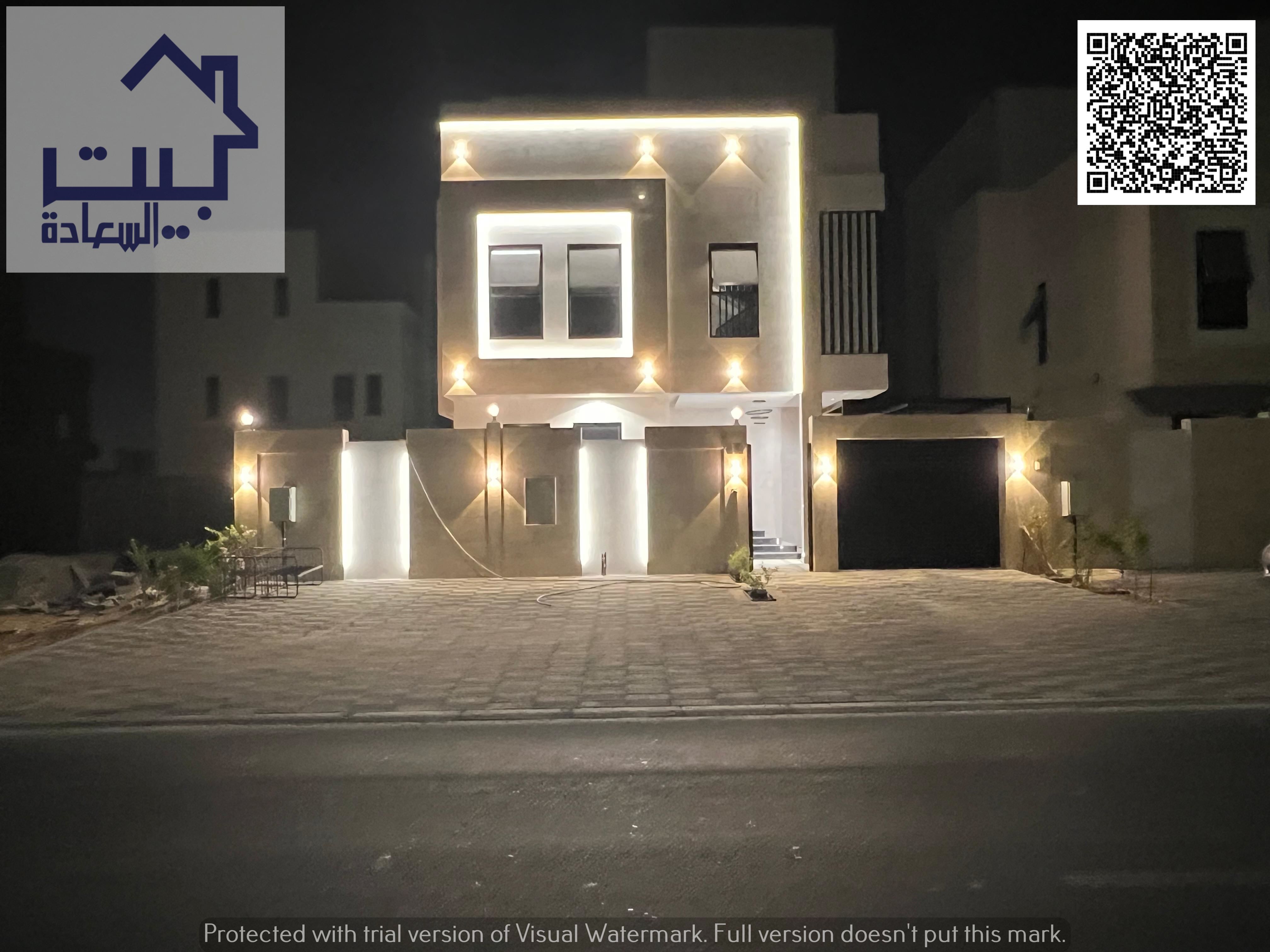 Your dream villa on the main road, including water, electricity, and air conditioning, with a private pool, two floors, and a rooftop, next to service