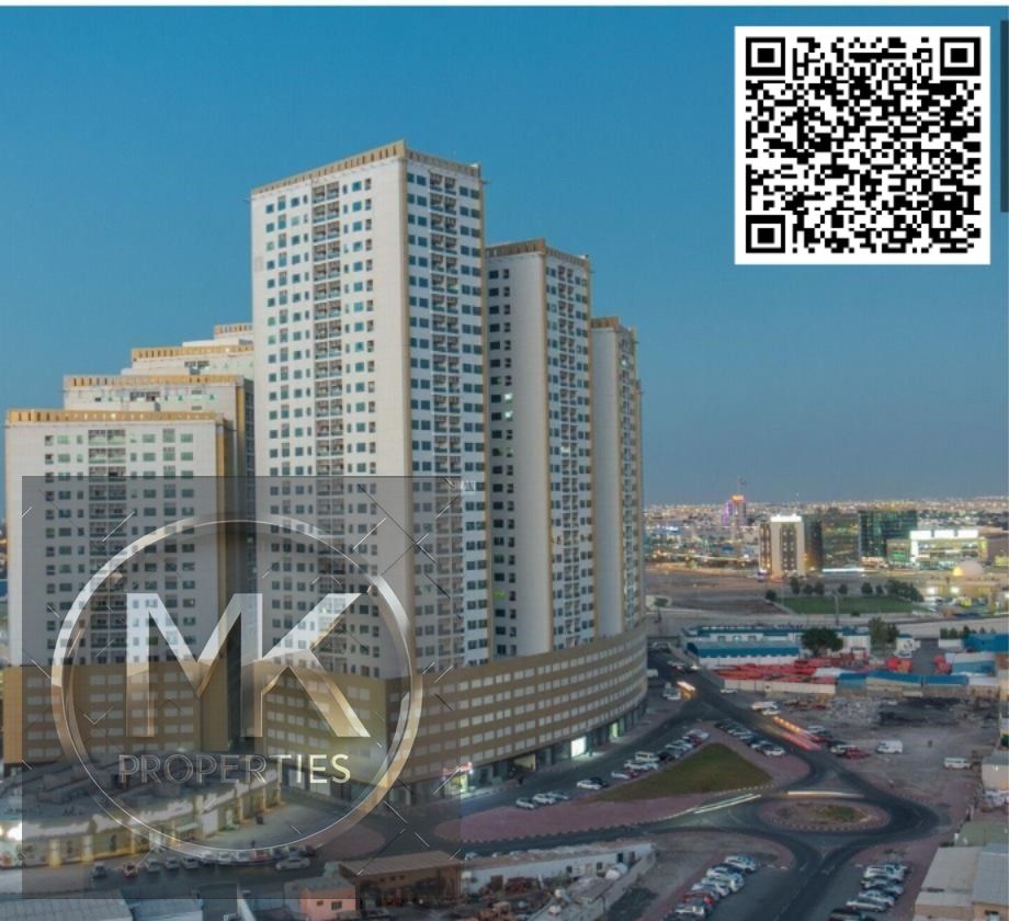 1BHK IN Ajman Pearl Towers Vacant Apartment Open view with parking