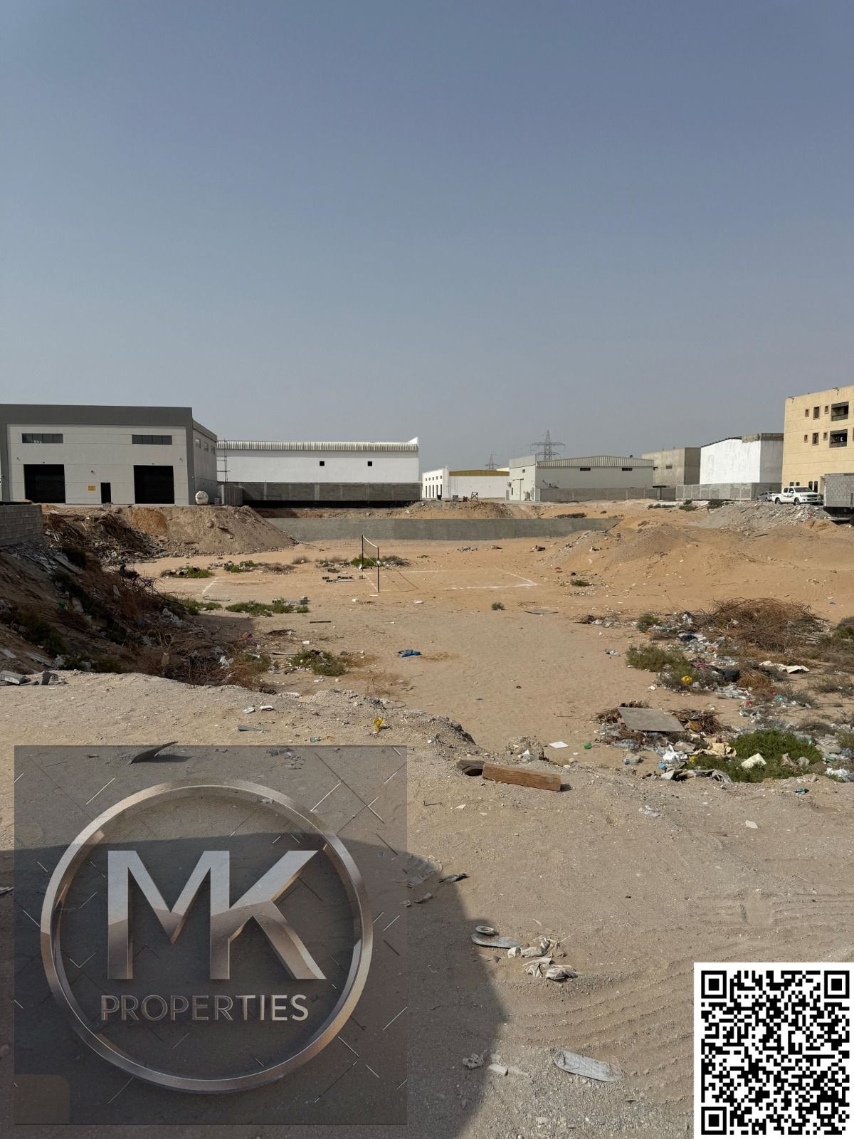 Industrial Plot For Sale For labour camp & Sheds 6750 Sqft Prime location IN Al jurf Only 1 PLOT