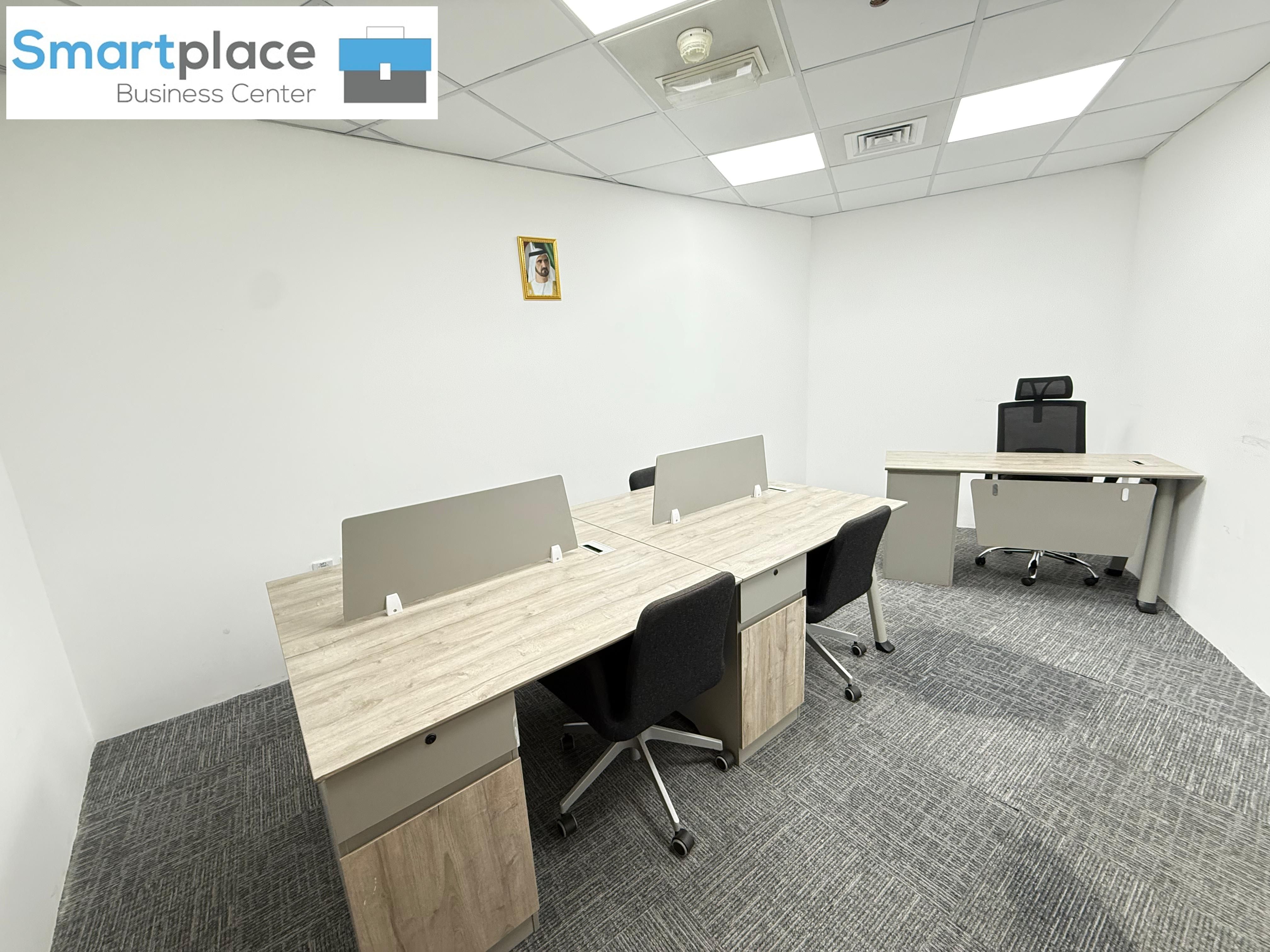 Move-In Ready 200 Sqft Office | Barsha Heights | Prime Spot With Full Service