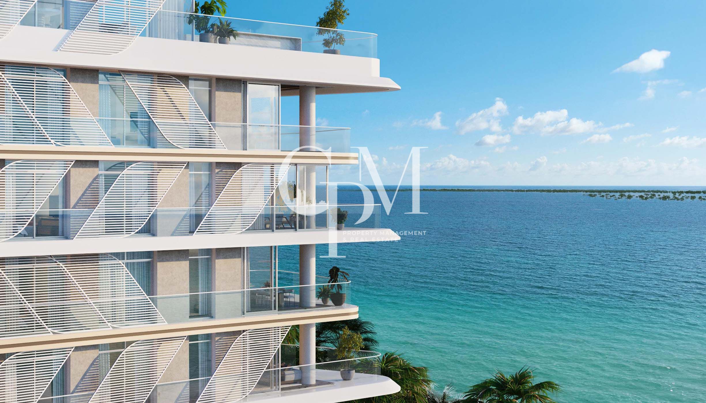 Elegant 1BR Corner Unit with Balcony & Partial Beach View