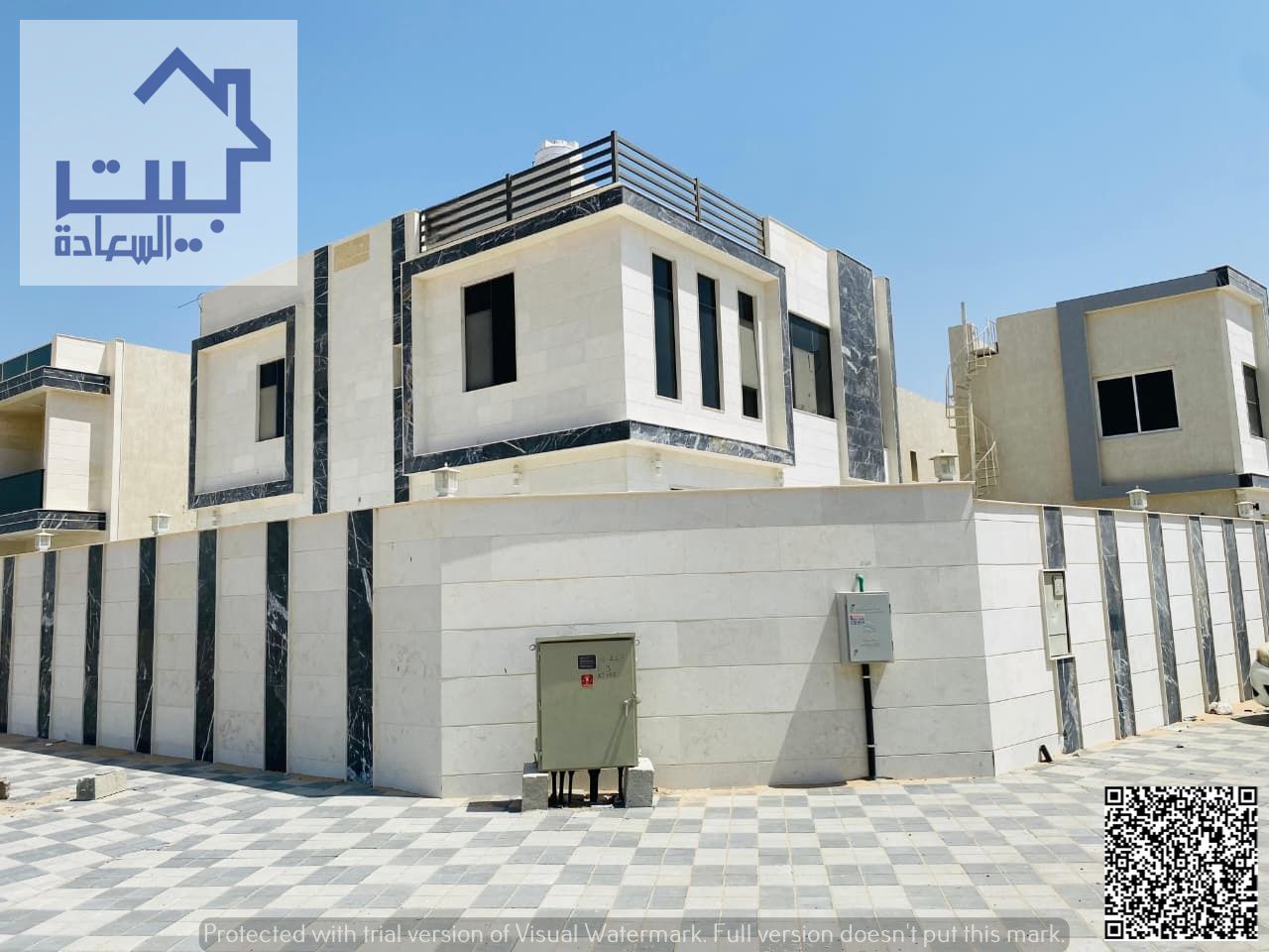 For rent: A distinctive corner villa on the corner of two streets in the Al-Helio 2 area, the first resident, opposite the park and the mosque, a dist