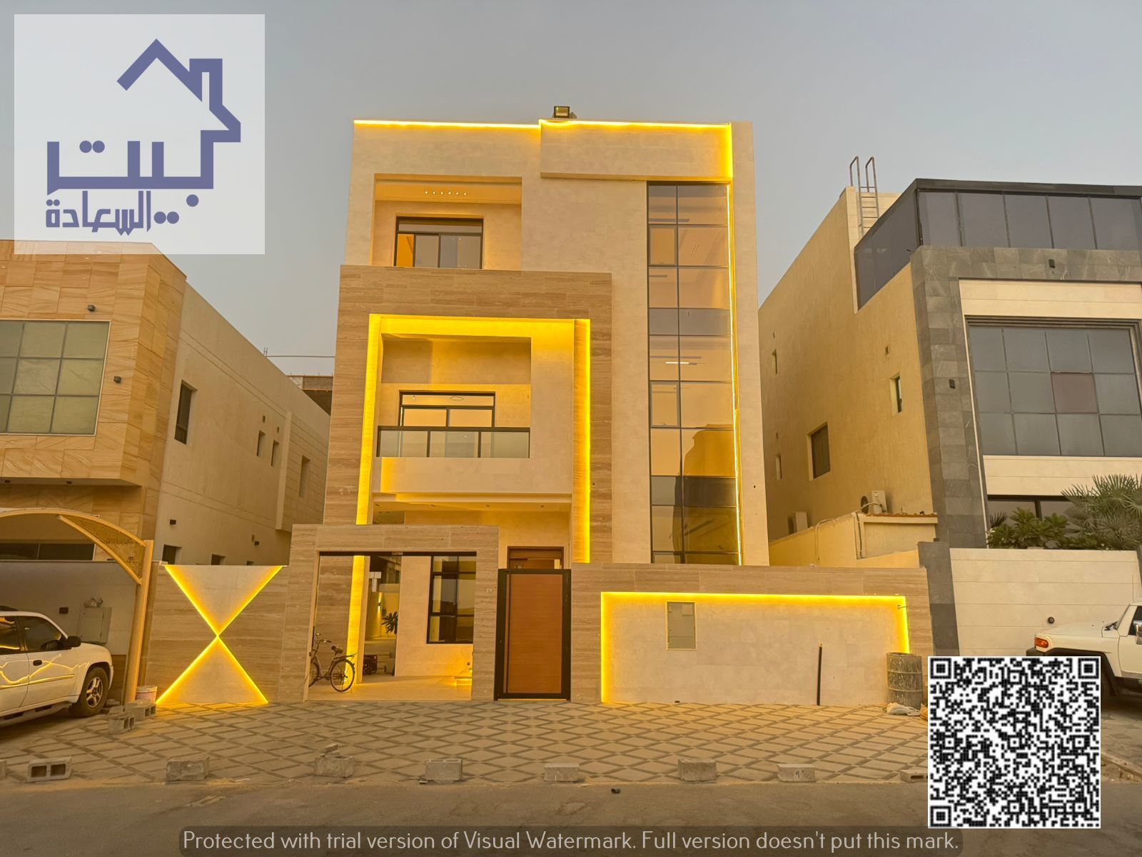 Your dream villa next to Al Hamidiyah Park, two floors and a roof at an attractive price, freehold for all nationalities, including water, electricity