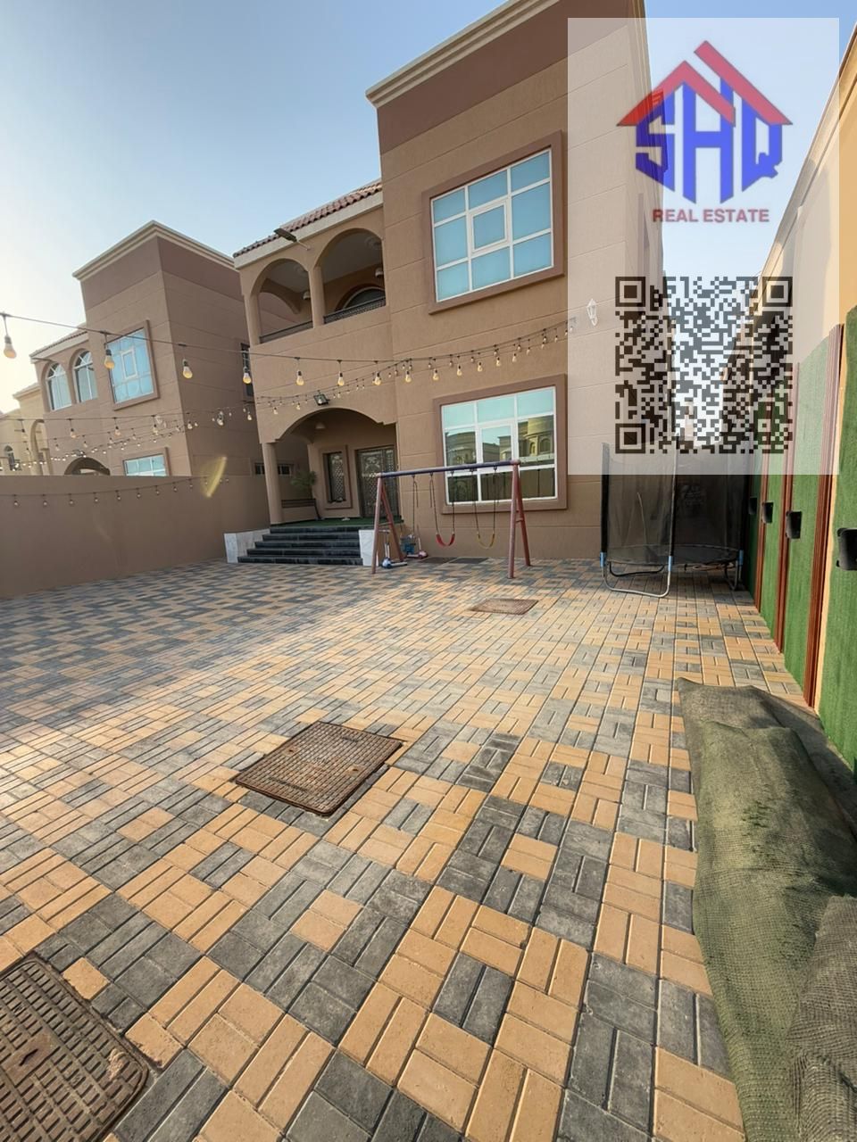 villa with water and electricity for sale and AC freehold for all nationalities
