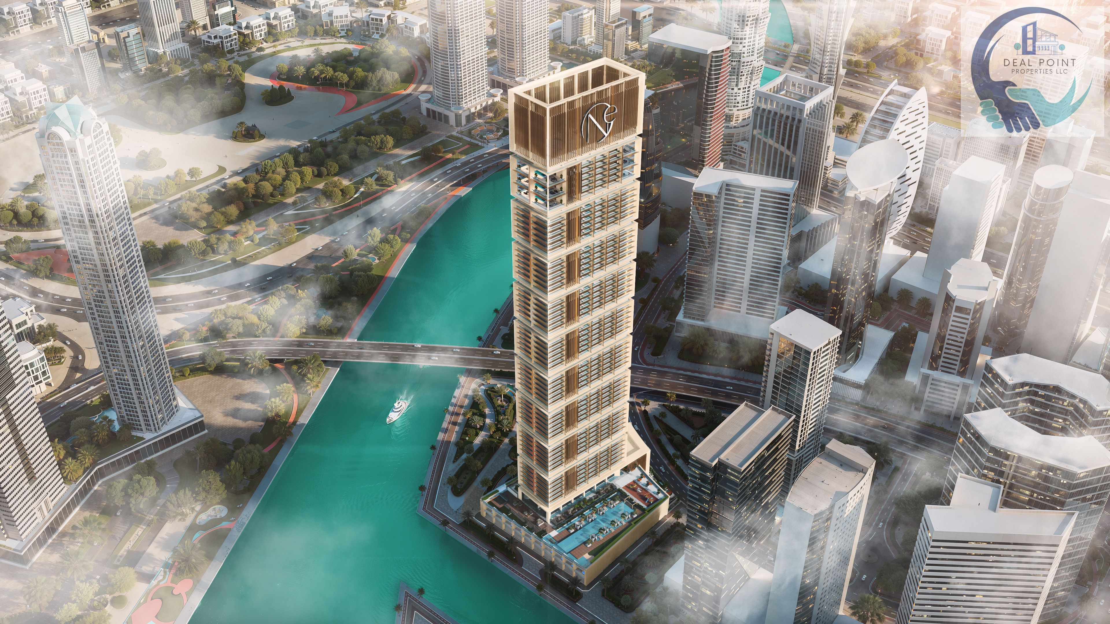 In Business Bay || Waterfront Dubai Canal Views || Close to Dubai Mall || Gym,Tennis,Basketball & Soccer || Pool, Steam, Sauna & Jacuzzi