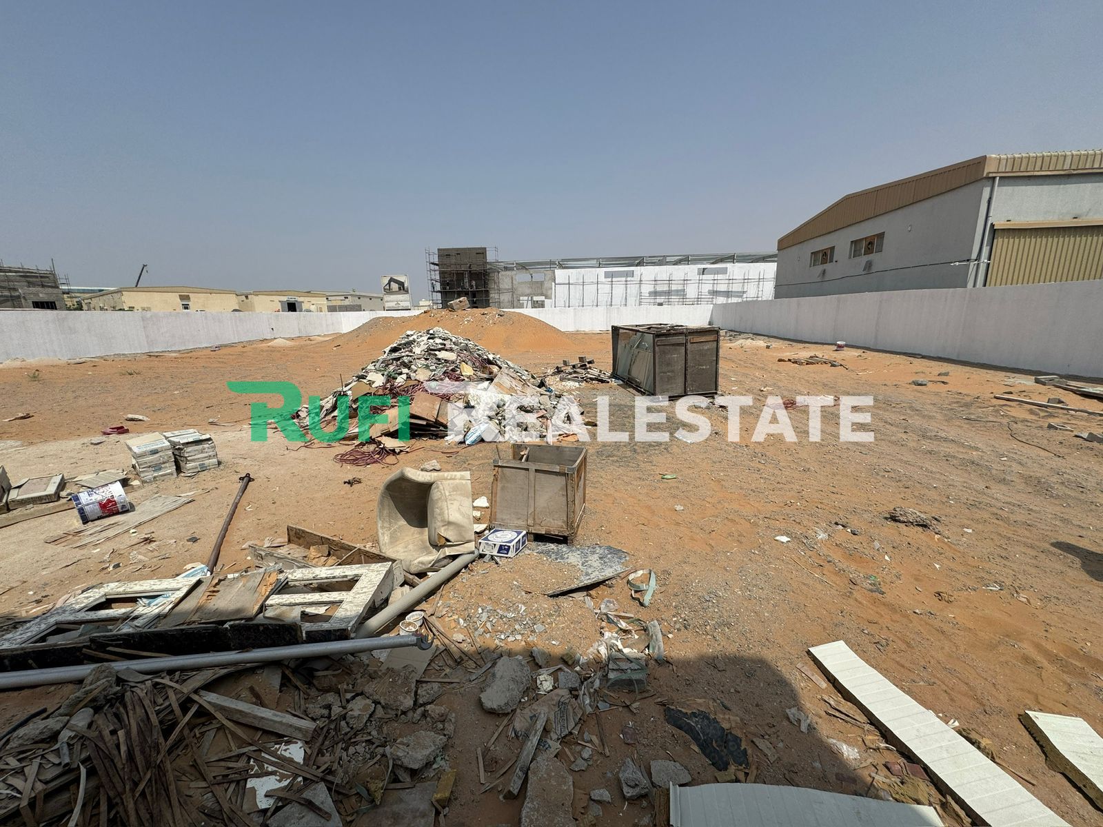 corner industrial land available for 20 years lease in new modern industrial area UAQ