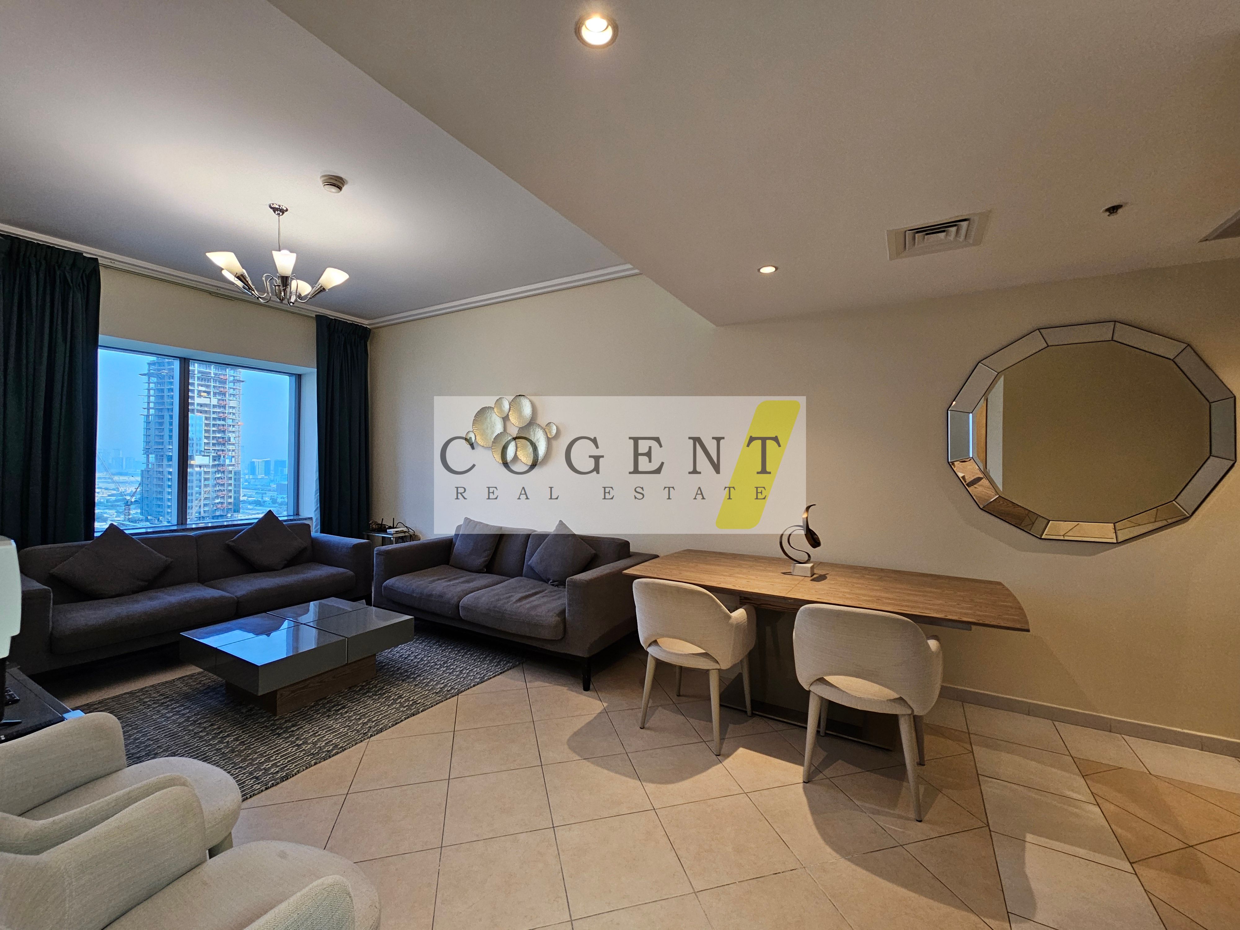 Stunning 3BHK | Brand New Furnishing | White Goods | High Floor | Metro Access