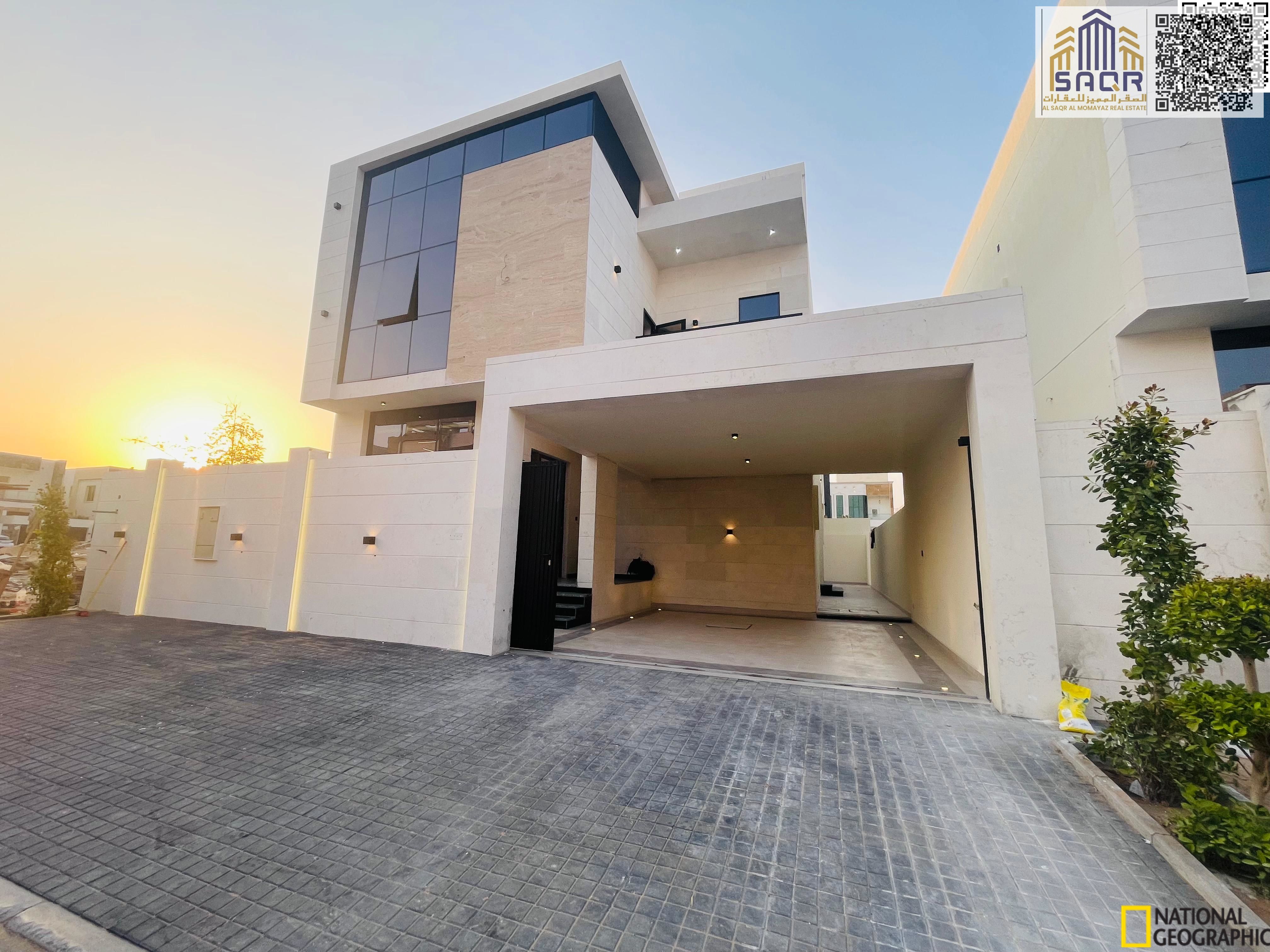 A villa with a modern and contemporary design that suits all tastes, directly opposite Al-Rahmaniyah, freehold for all nationalities