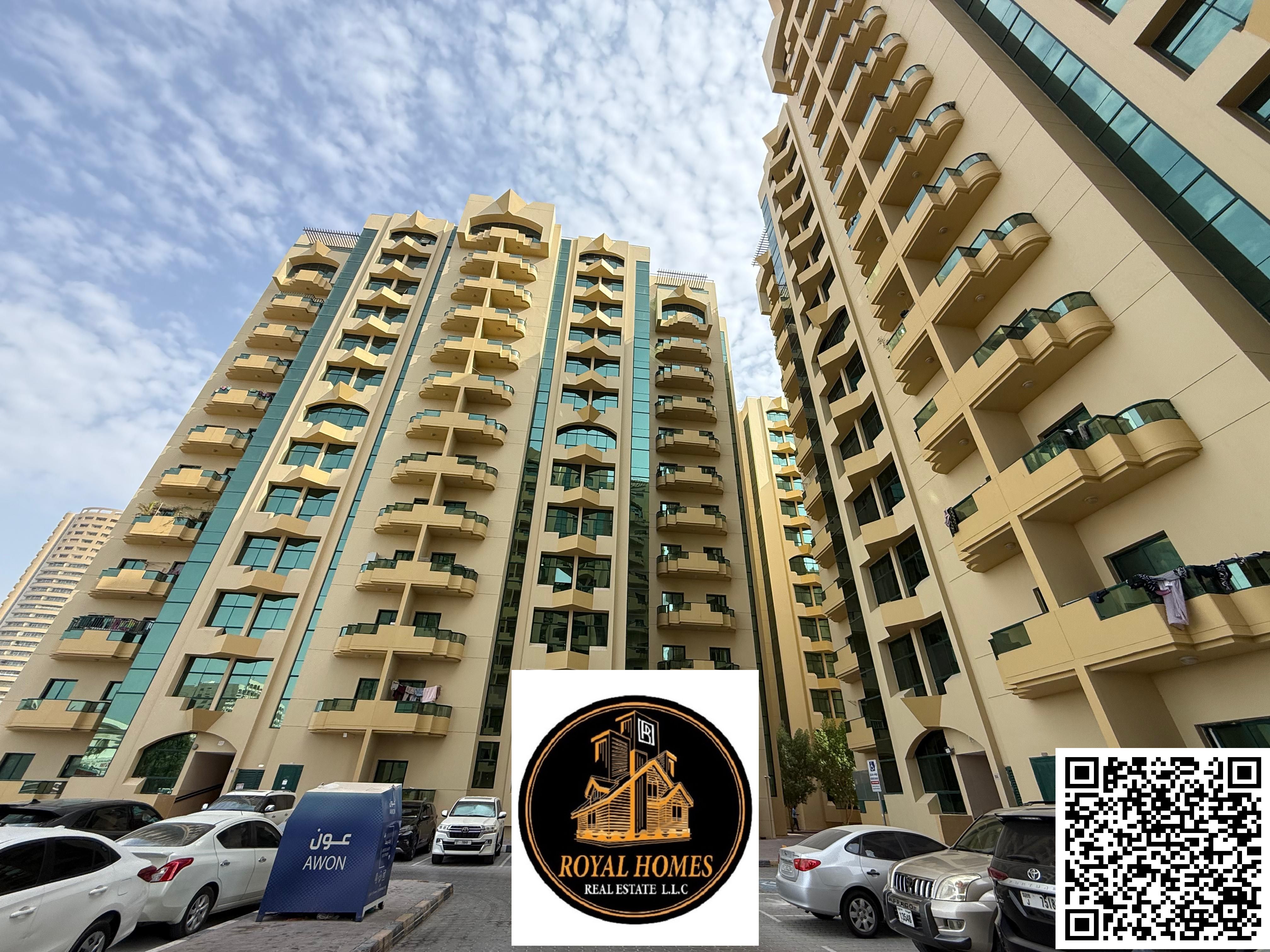 Vacant !! Spacious !! Open View !! Lower Floor !!2BHK For sale in Al rashidiya Towers