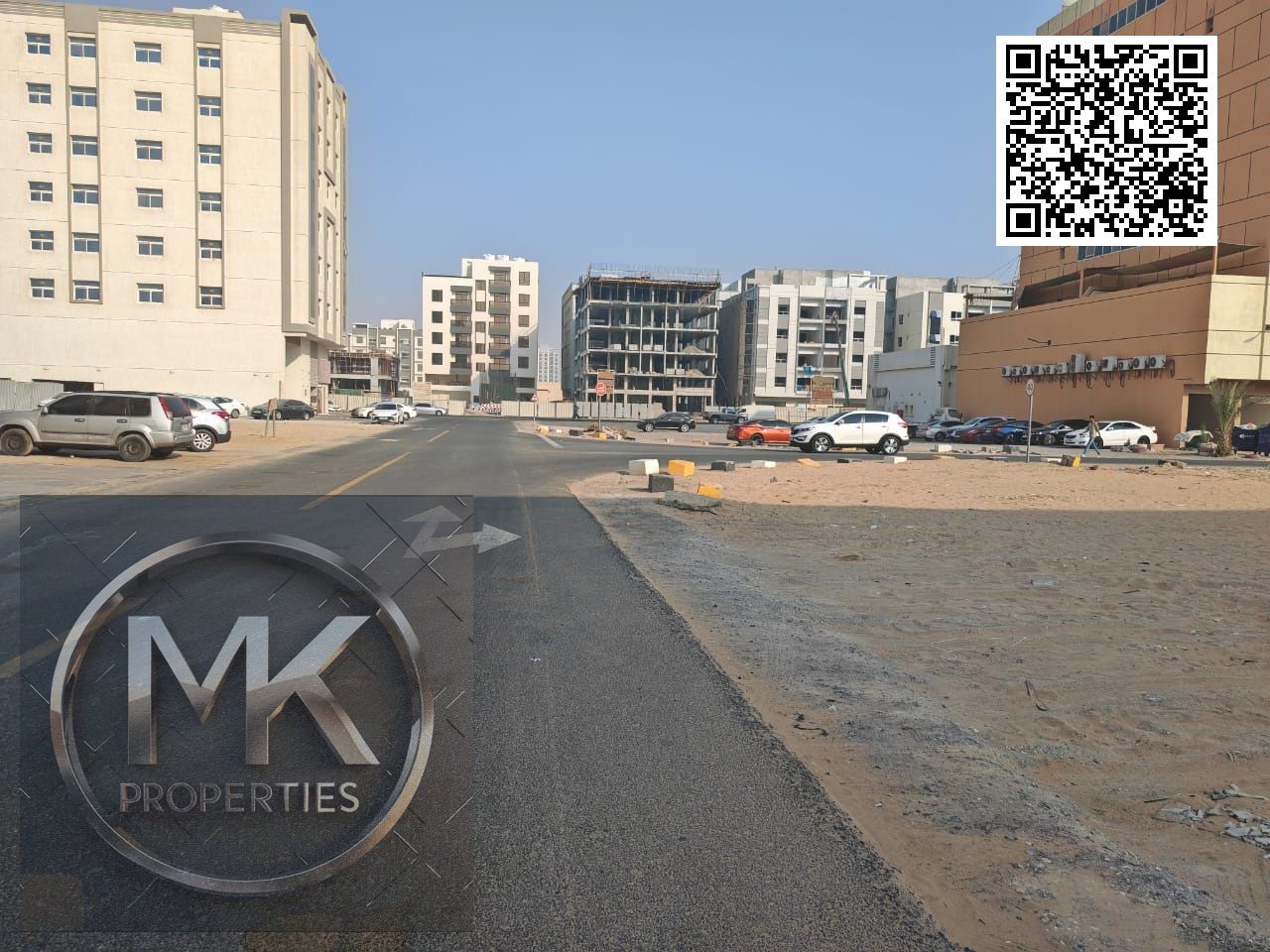 COMMERCIAL & RESIDENTIAL PLOT IN Al jurf G+6 ON MAIN ROAD /2 Side Corner625 SQMT 6741 SQFT