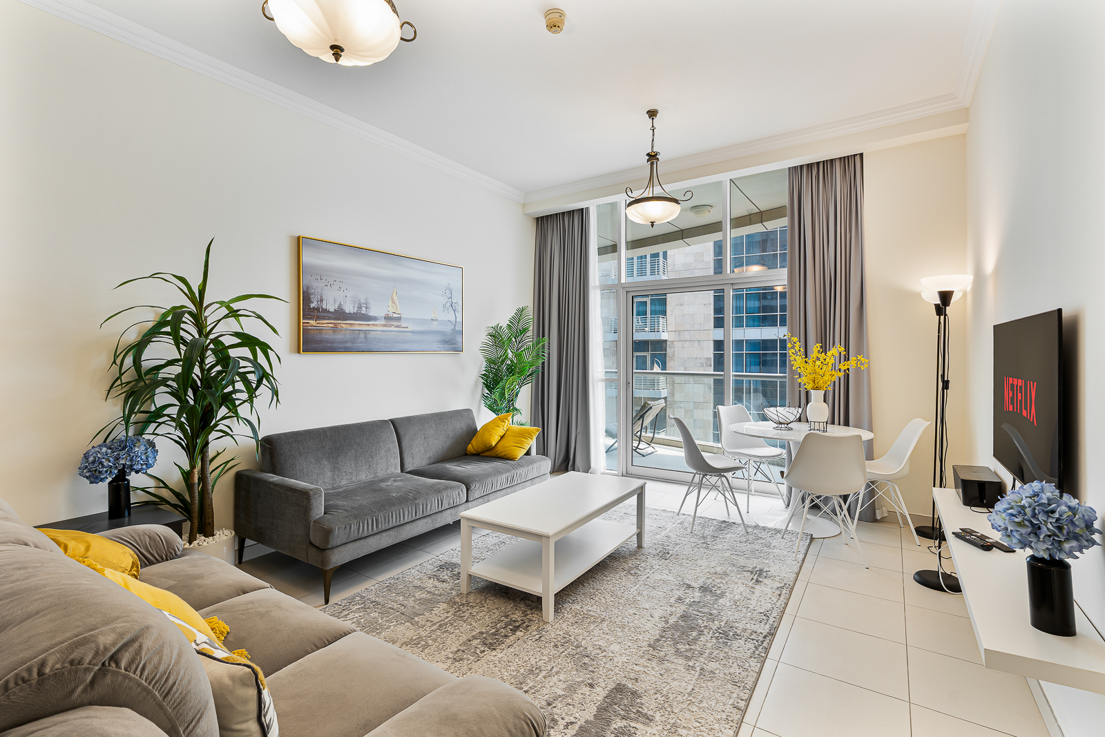 Bright 1BR w/ Canal Views | Near Burj Khalifa! | Furnished | Flexible term