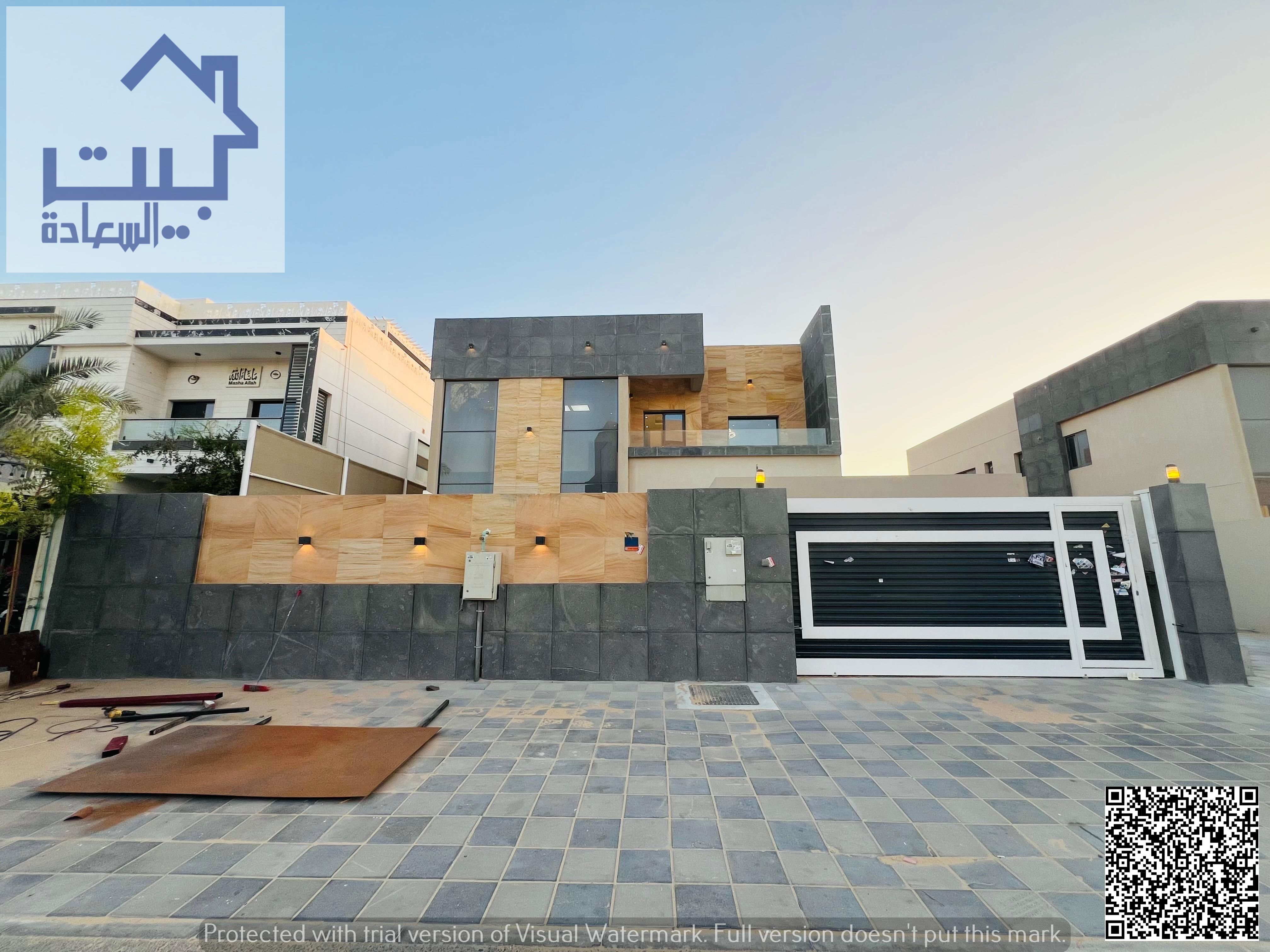 For rent: A luxurious villa in Al Zahya area, its design combines luxury and comfort, spacious areas suitable for all families, a distinguished strate