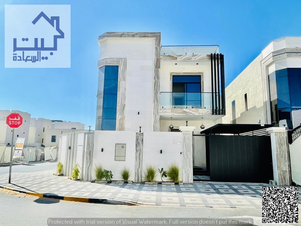 For sale: Own the villa of your dreams in the most upscale areas, Al Zahya district, a distinguished corner location on two streets, next to all servi
