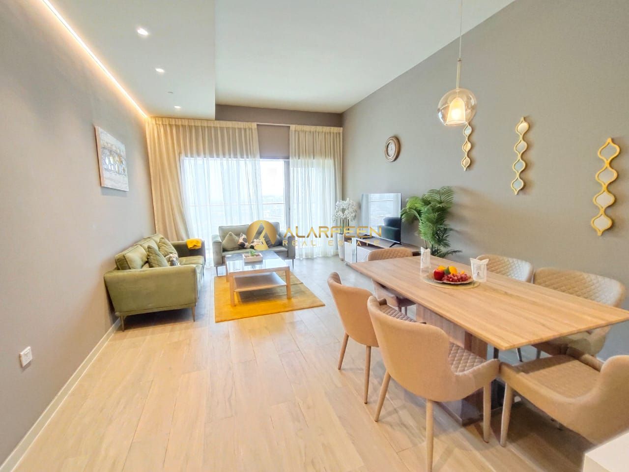 Fully Furnished | Luxurious 1BR | Community View | High Floor