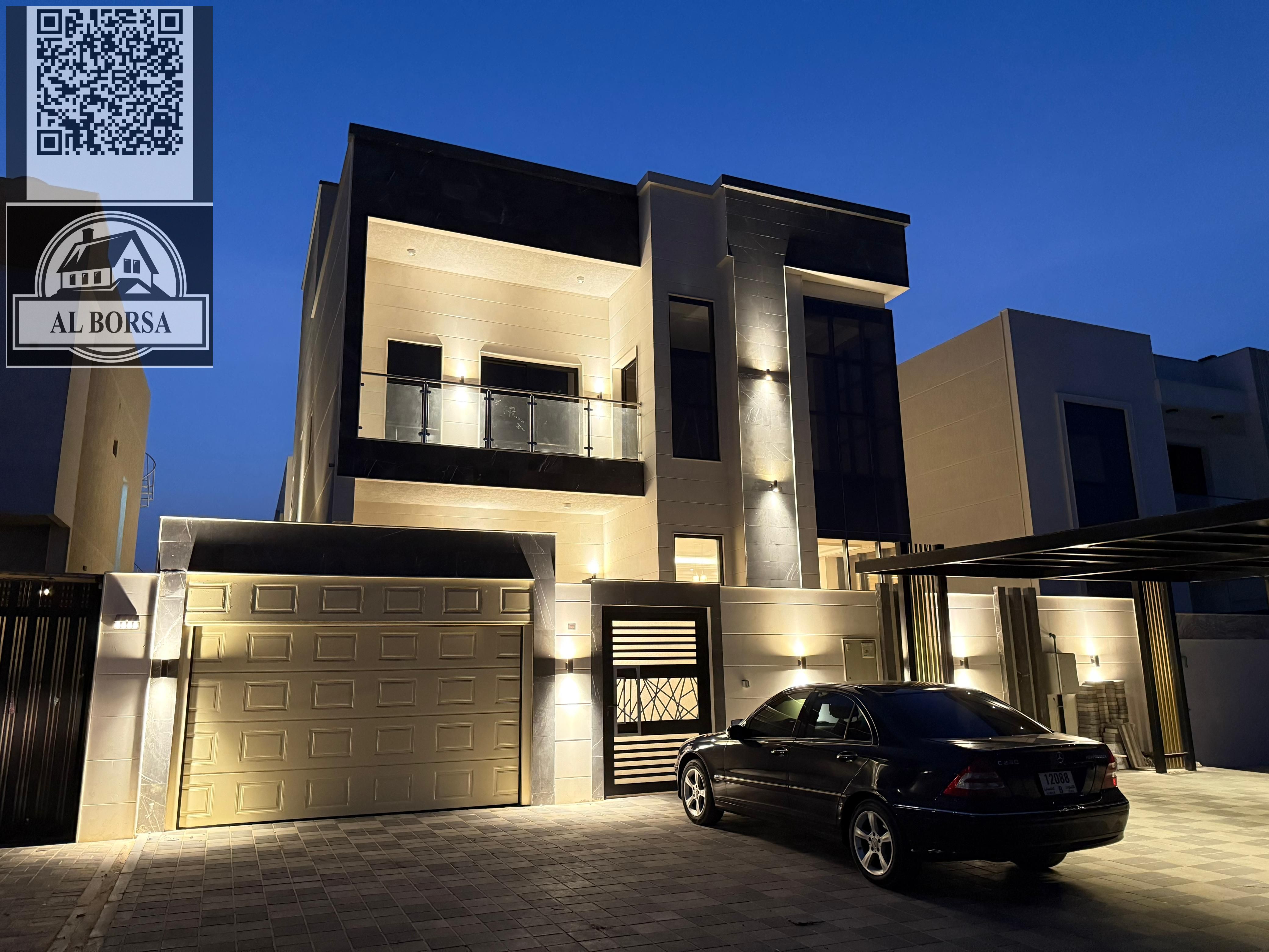 Villa for rent in Ajman Al Zahia on the corner of two streets, beautiful location, payment facilities