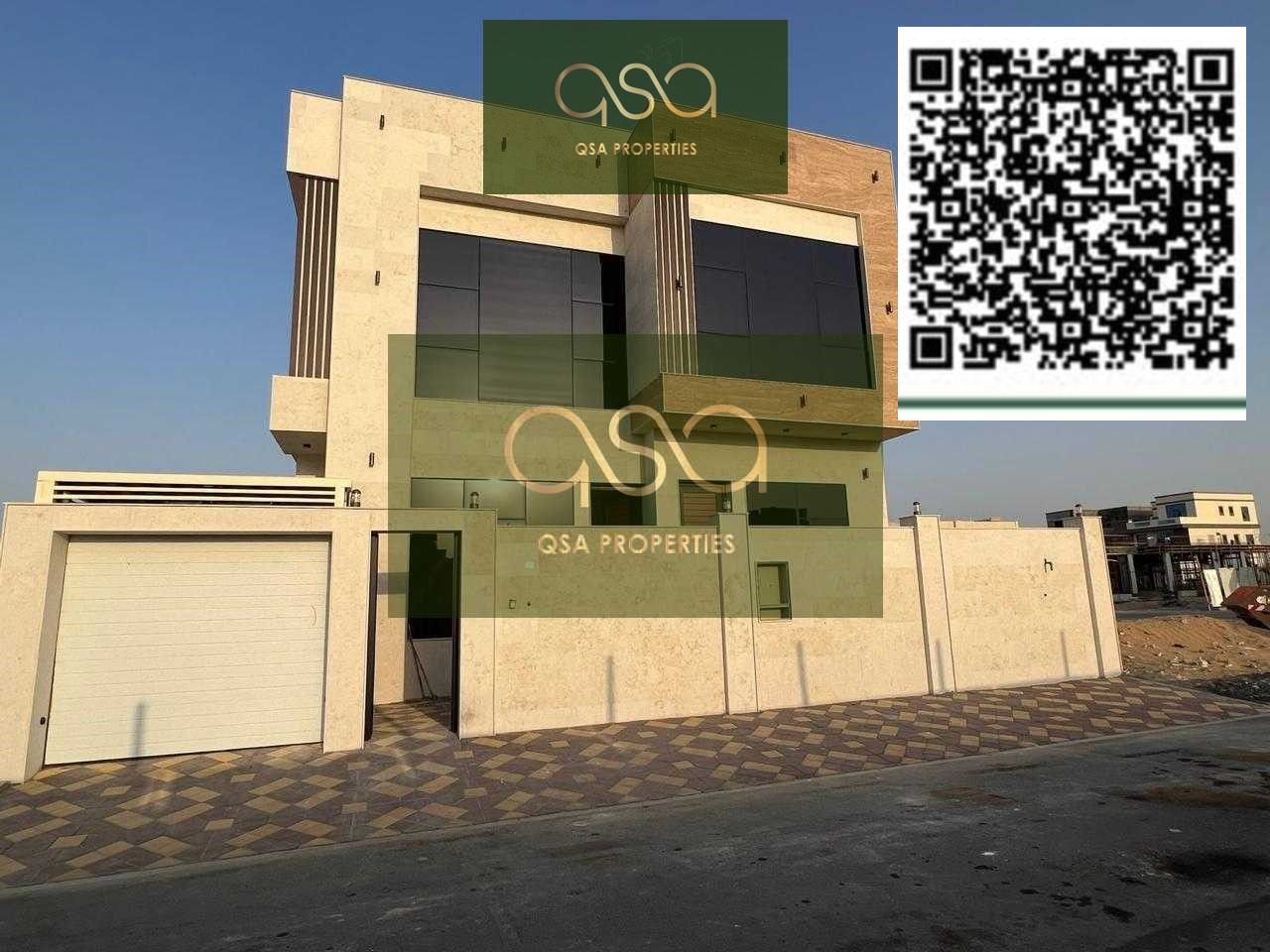 Spacious five bedrooms living hall with covered parking Villa available for rent Al zahya Ajman