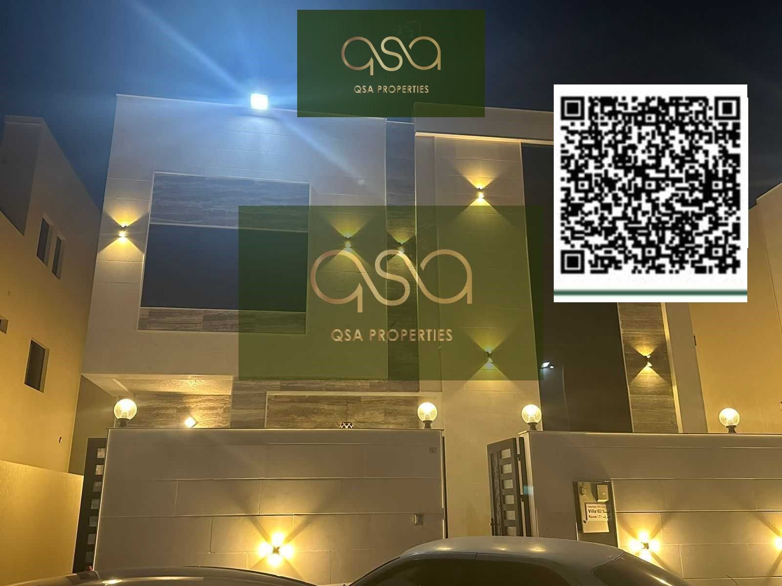 Luxury villa seven bed room one majlis nine bathroom one made room inside one outside five car parking available for sale