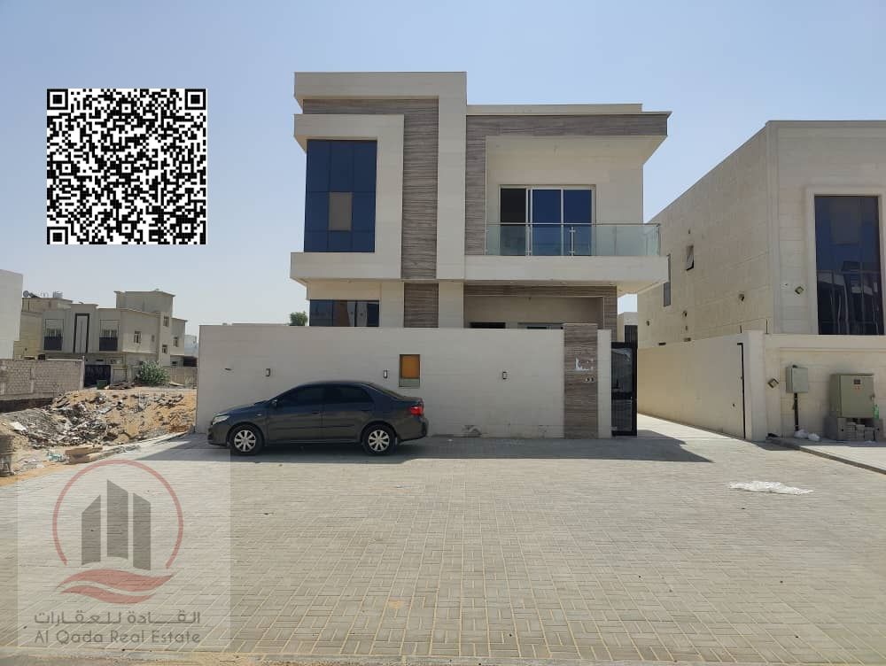 Villa for sale in Ajman Al Zahia, 5 bedrooms, hall and majlis