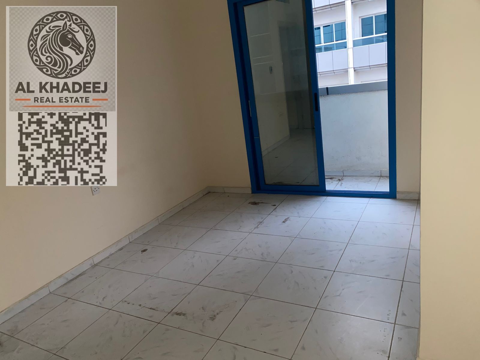 2BHK apartment for annual rent in Al Hamidiya – Ajman, prime location near Ajman University and Court, includes 2 bathrooms and a balcony, AED 33,000