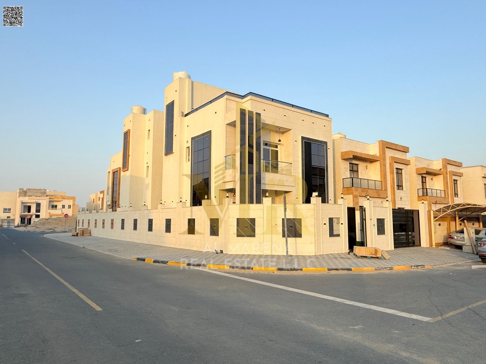For sale - Luxury villa in Al Zahia - Ajman | Area 3015 sq ft | 4 master bedrooms | 2 floors + roof | Majlis and hall | Freehold with no down payment