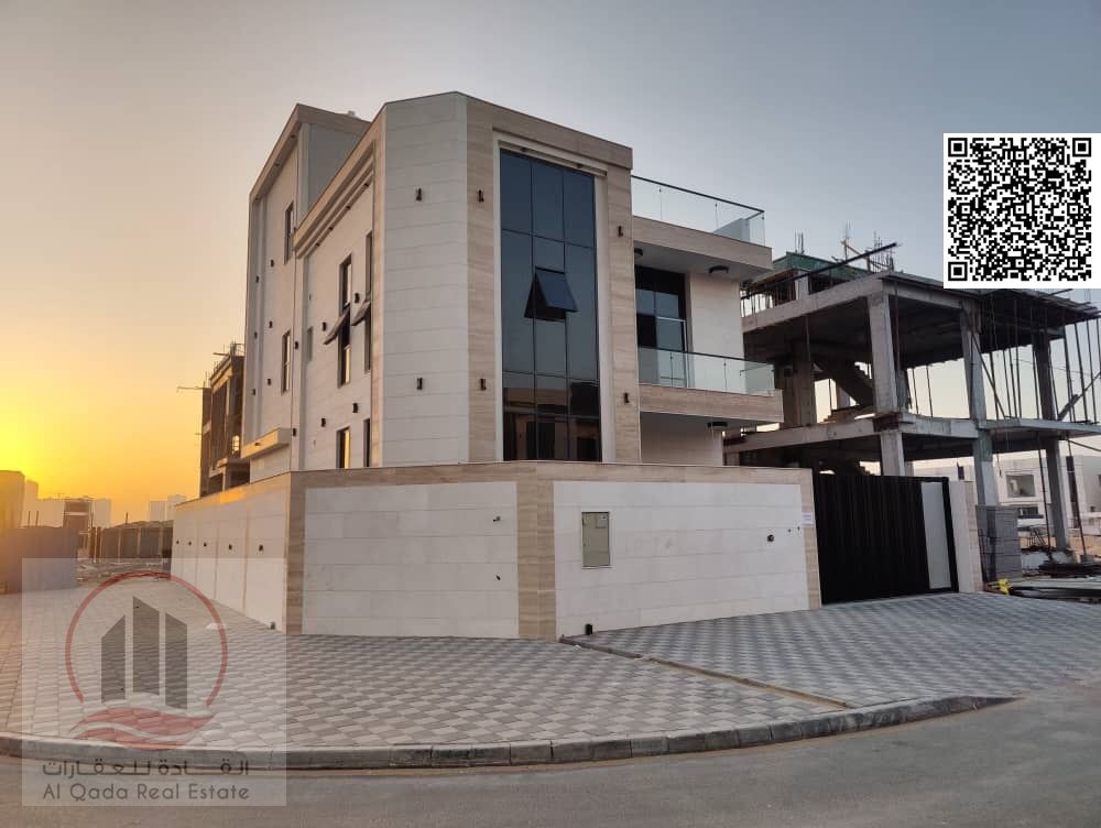 Villa for sale in Al Helio 2 area, elegant design, prime location, including registration fees
