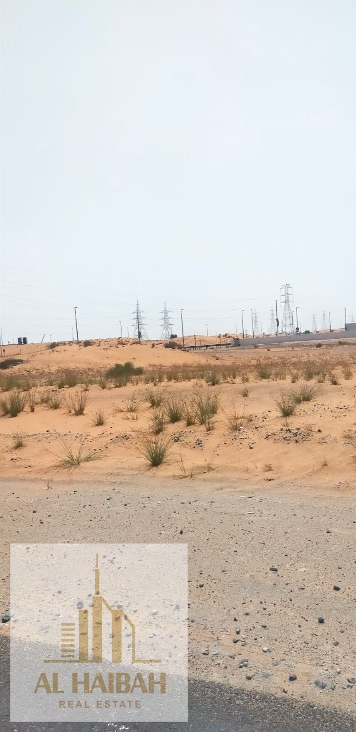- Residential and commercial lands in the Emirate of Sharjah, prime location opposite Al Yasmeen on the Sharjah border