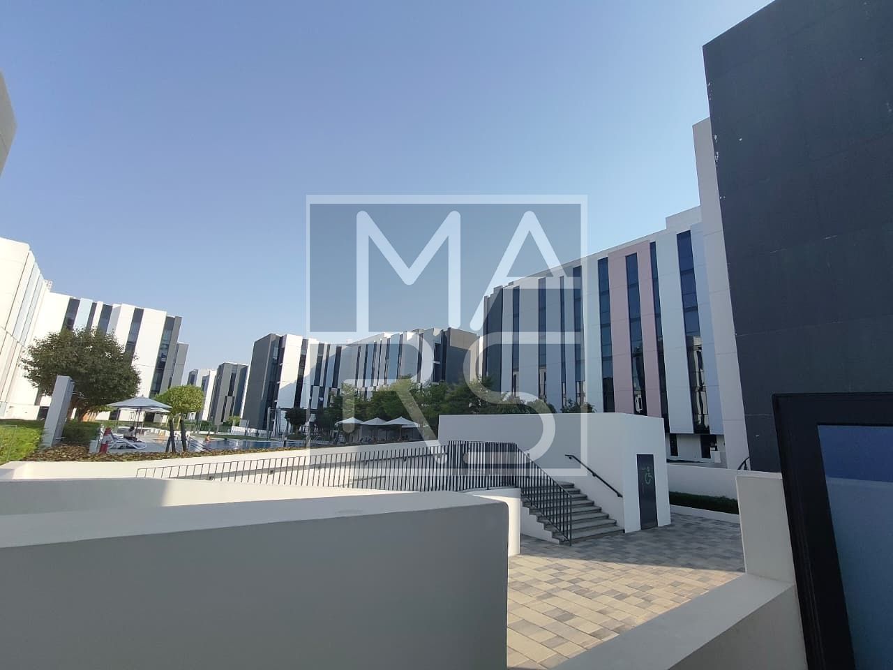Studio with Balcony & Pool View for Sale in Riff