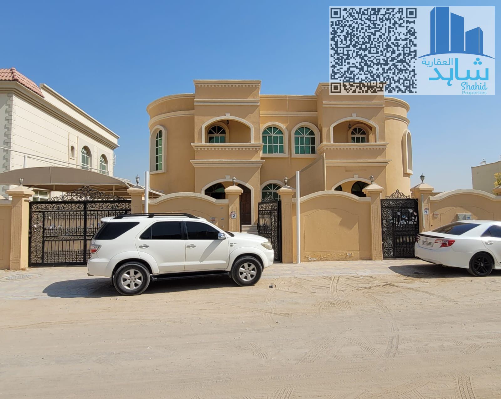 Villa for Rent in Ajman Al Muwaihat 3 | 6 Bedrooms | Majlis | Living Room | Kitchen | 4 Bathrooms | Parking | AC | AED 85,000/Year | Ready to Move In