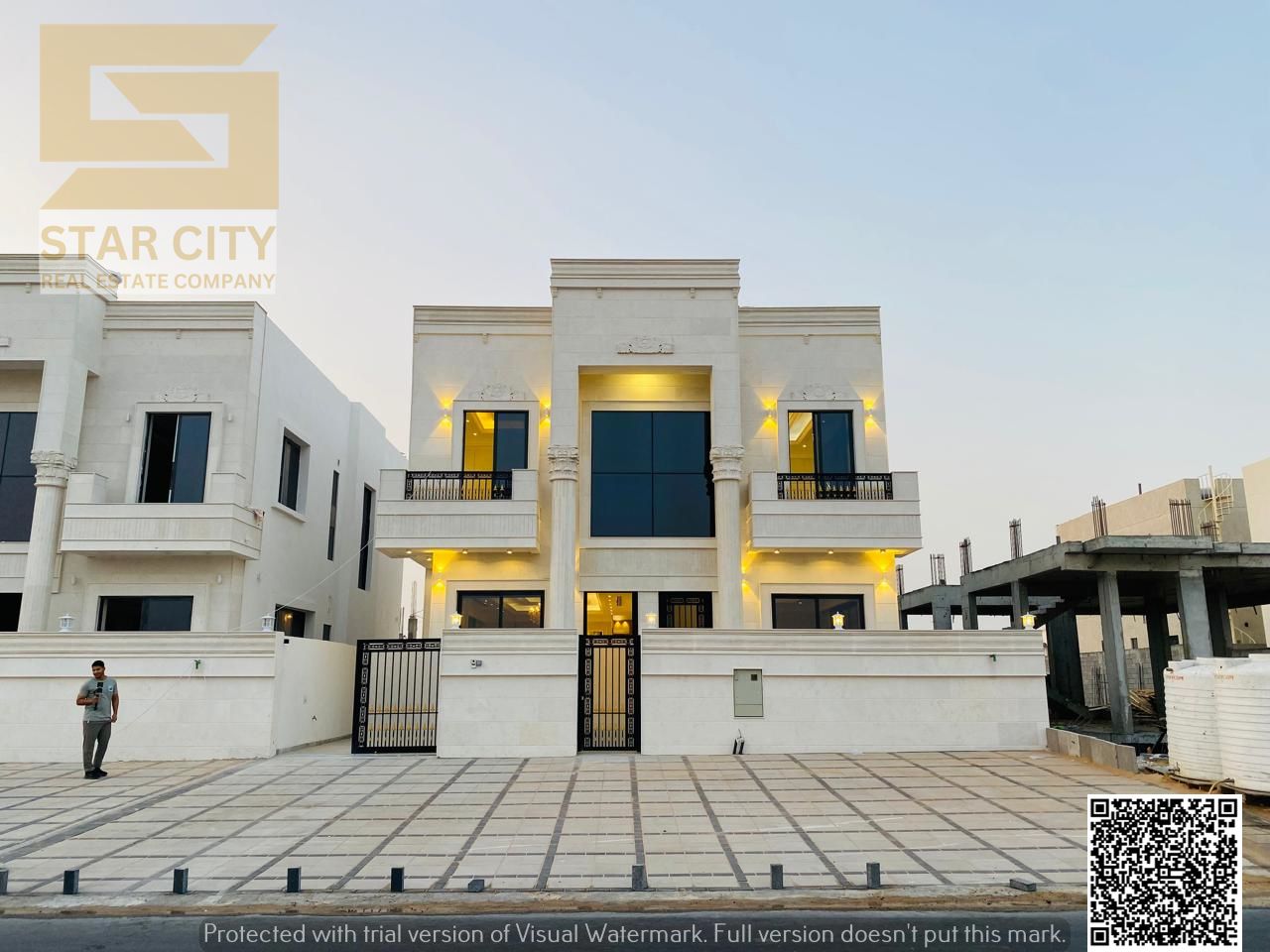 Luxury classic 5-bedroom villa in Al Helio - including water and electricity fees, registration and ownership - freehold for all nationalities