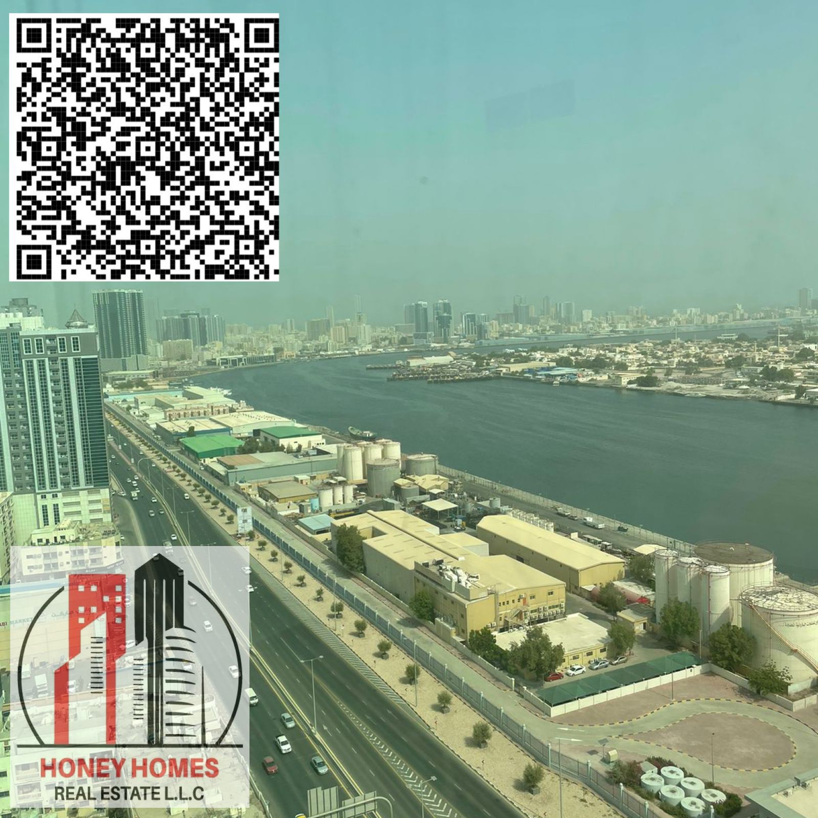 For sale 2 rooms and a hall in Ajman Pearl Towers, area 1280 square feet
