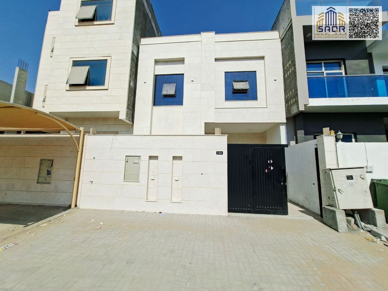 A villa in Ajman, Al Yasmeen area, next to Al Hamidiya Park. 5 master bedrooms, ready for occupancy or investment with the highest return. Freehold fo