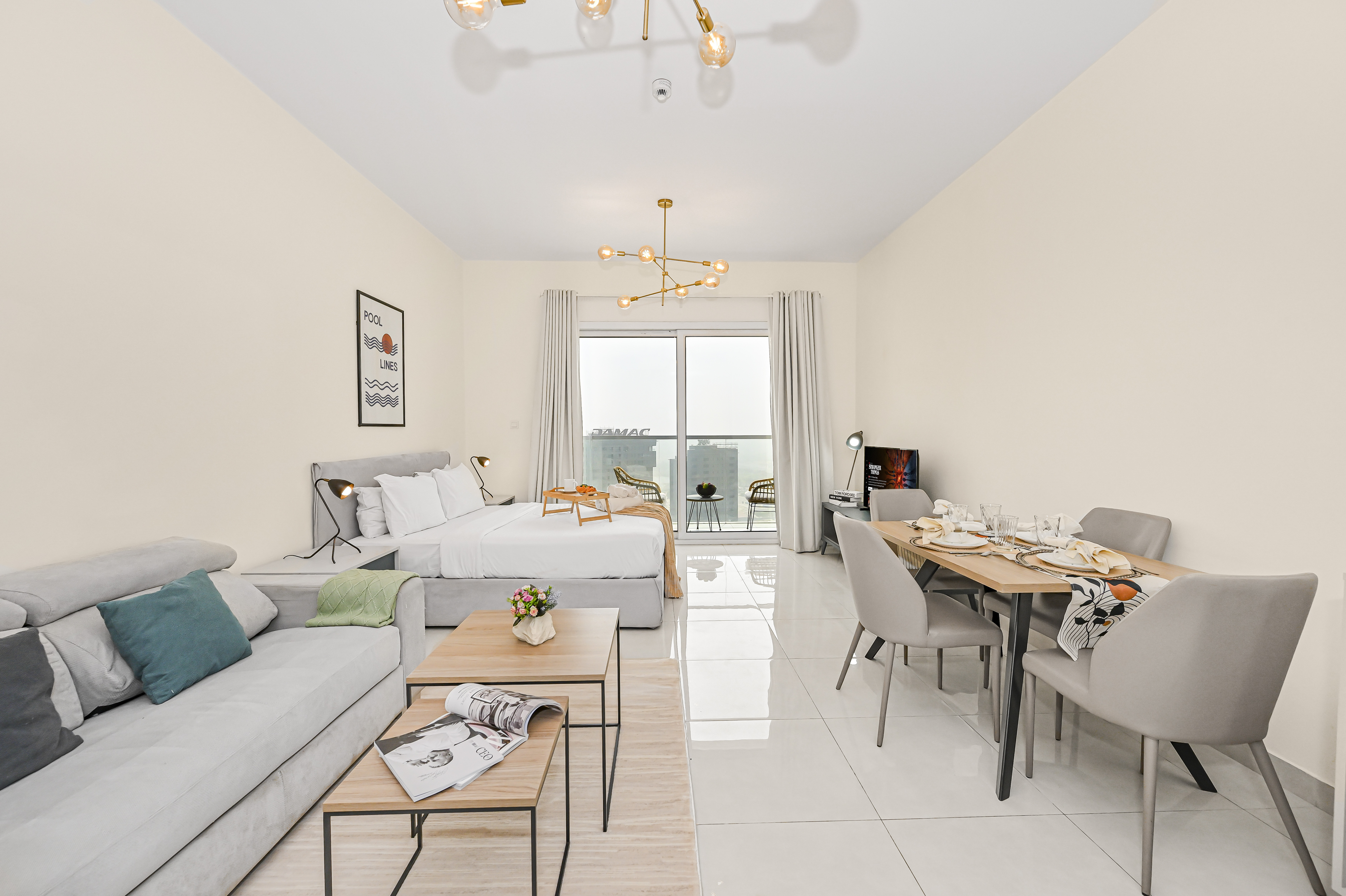 Studio with Balcony | Furnished | Pool | Near Dubai Mall
