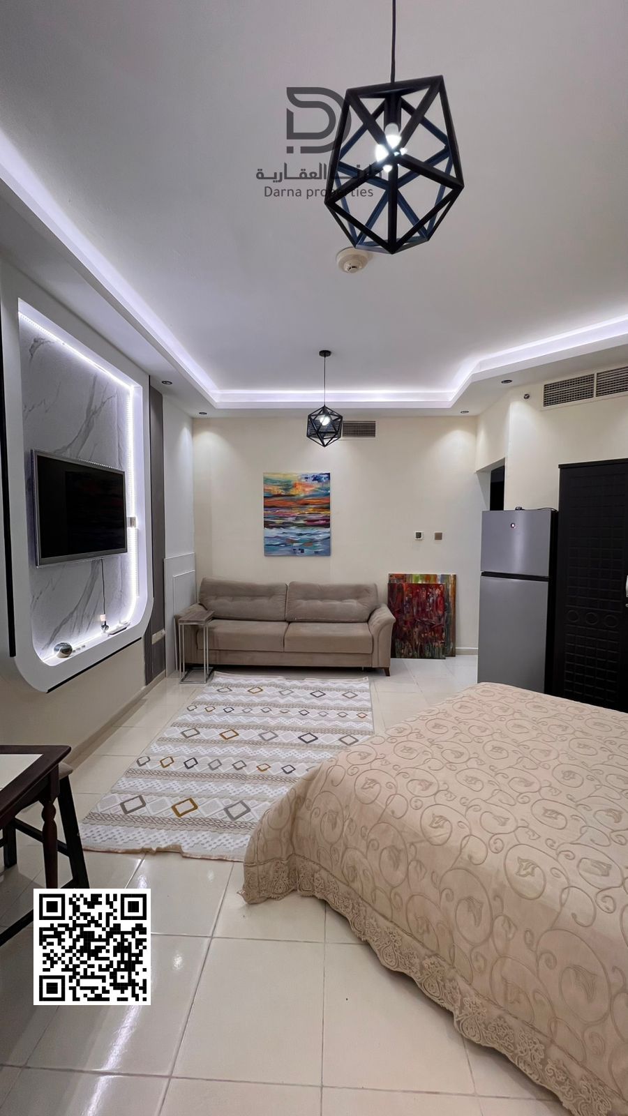 Own a studio in Orient Towers, strategically located near all services, with a spacious layout and fully furnished, ideal for living or investment.