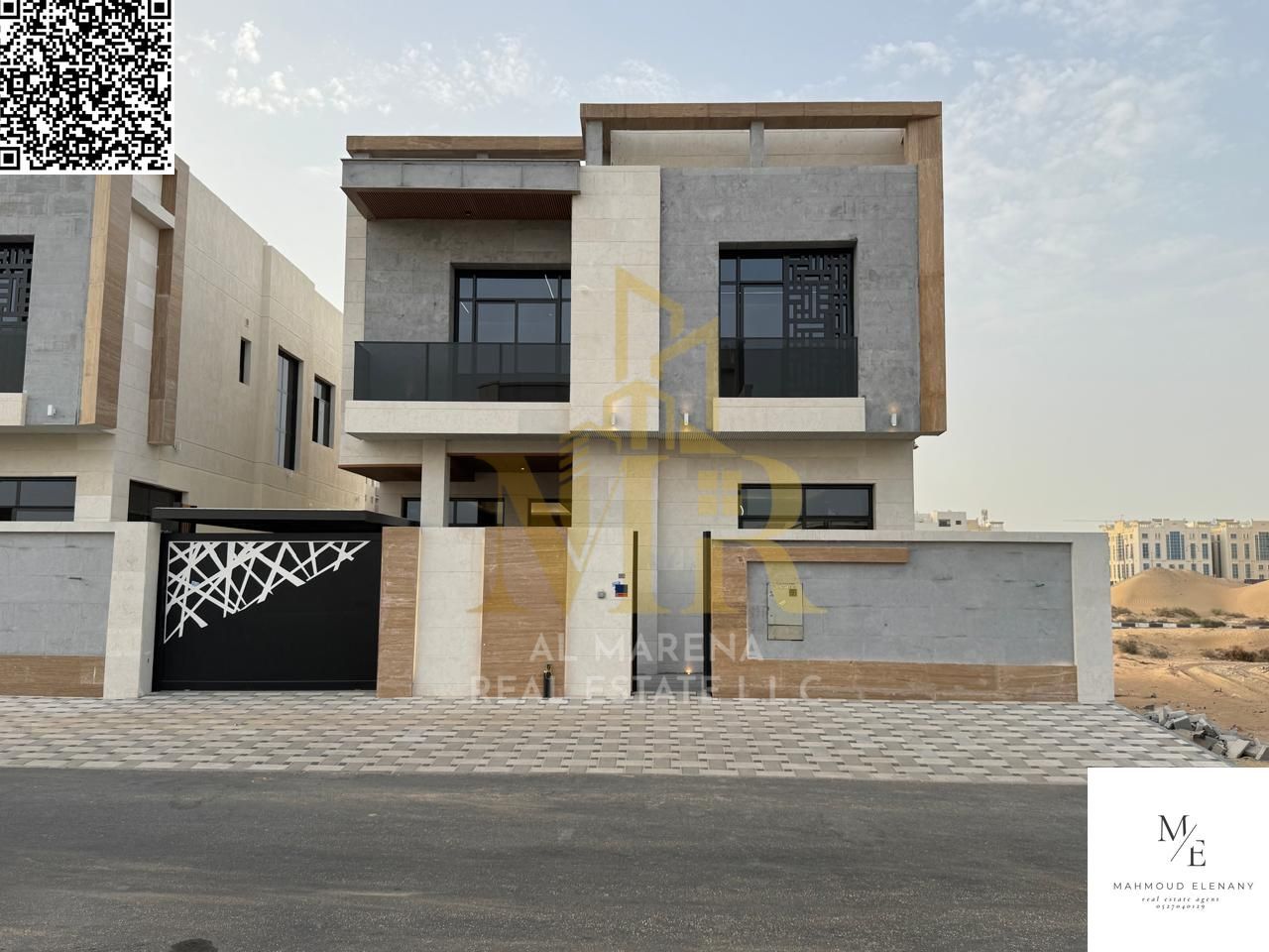 For Sale – Modern Villa in Al Yasmeen with Inclusive Electricity & Water – Ajman | 3,014 Sq. ft | 5 Master Bedrooms | Majlis & 2 Living Halls | Maid’s