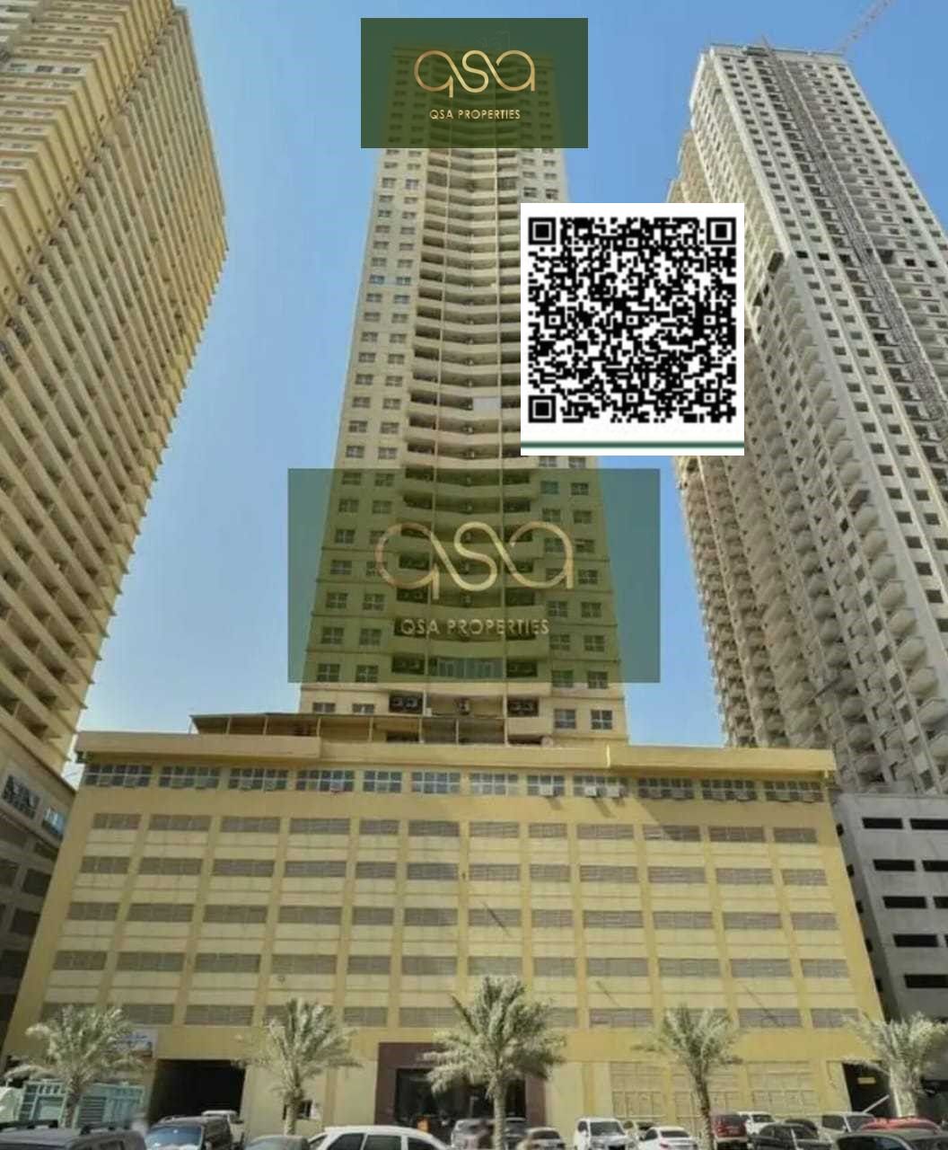 Spacious One bedroom living hall with covered parking Apartment available for Sell lilies tower Ajman