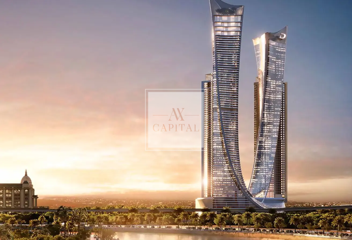 High-Floor 1BR | Skyline and Canal View