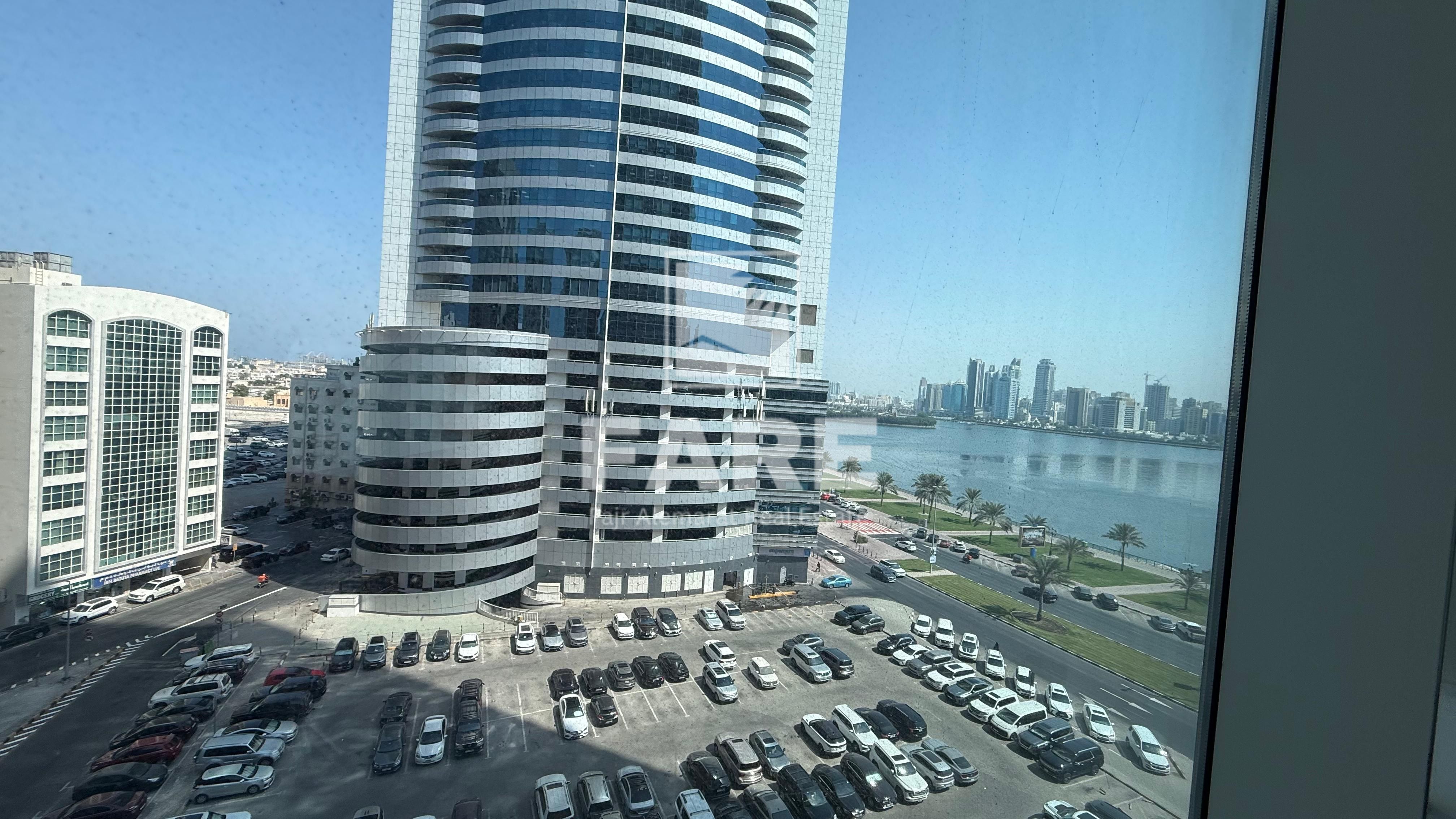 Luxury Apartment for Sale in Blue Tower with al majaz theater view